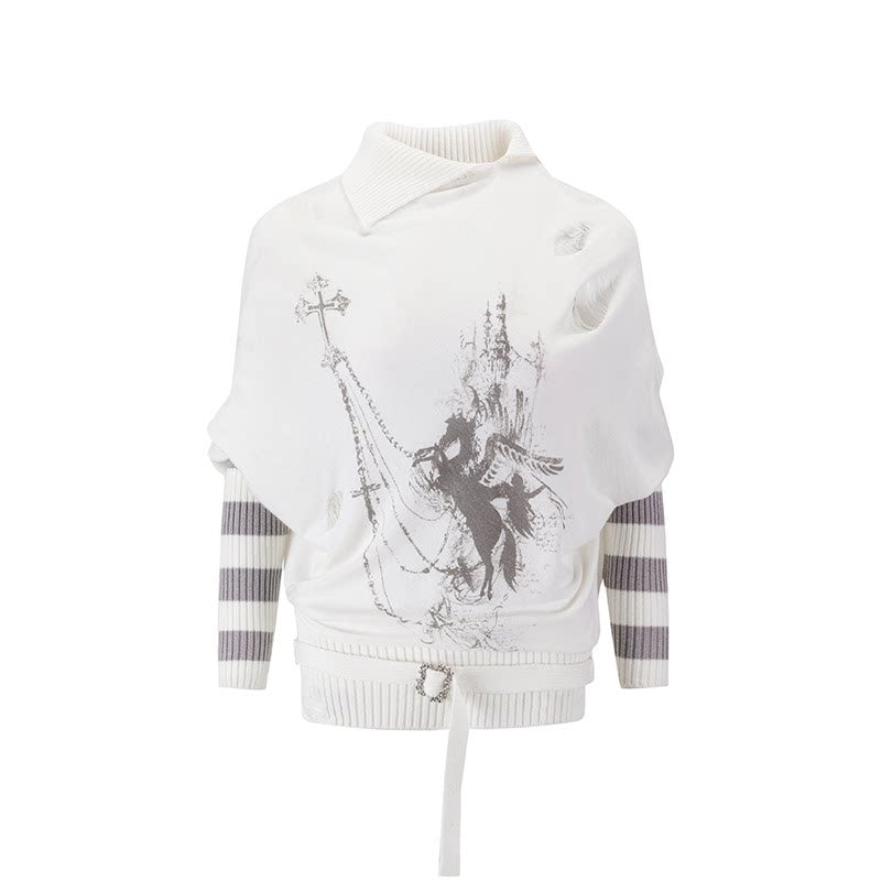 Cest_Nous_Wool_Blend_Punk_Batwing_Sleeve_Regular_Fit_Women_Striped_Character_T-Shirt_MISSTT