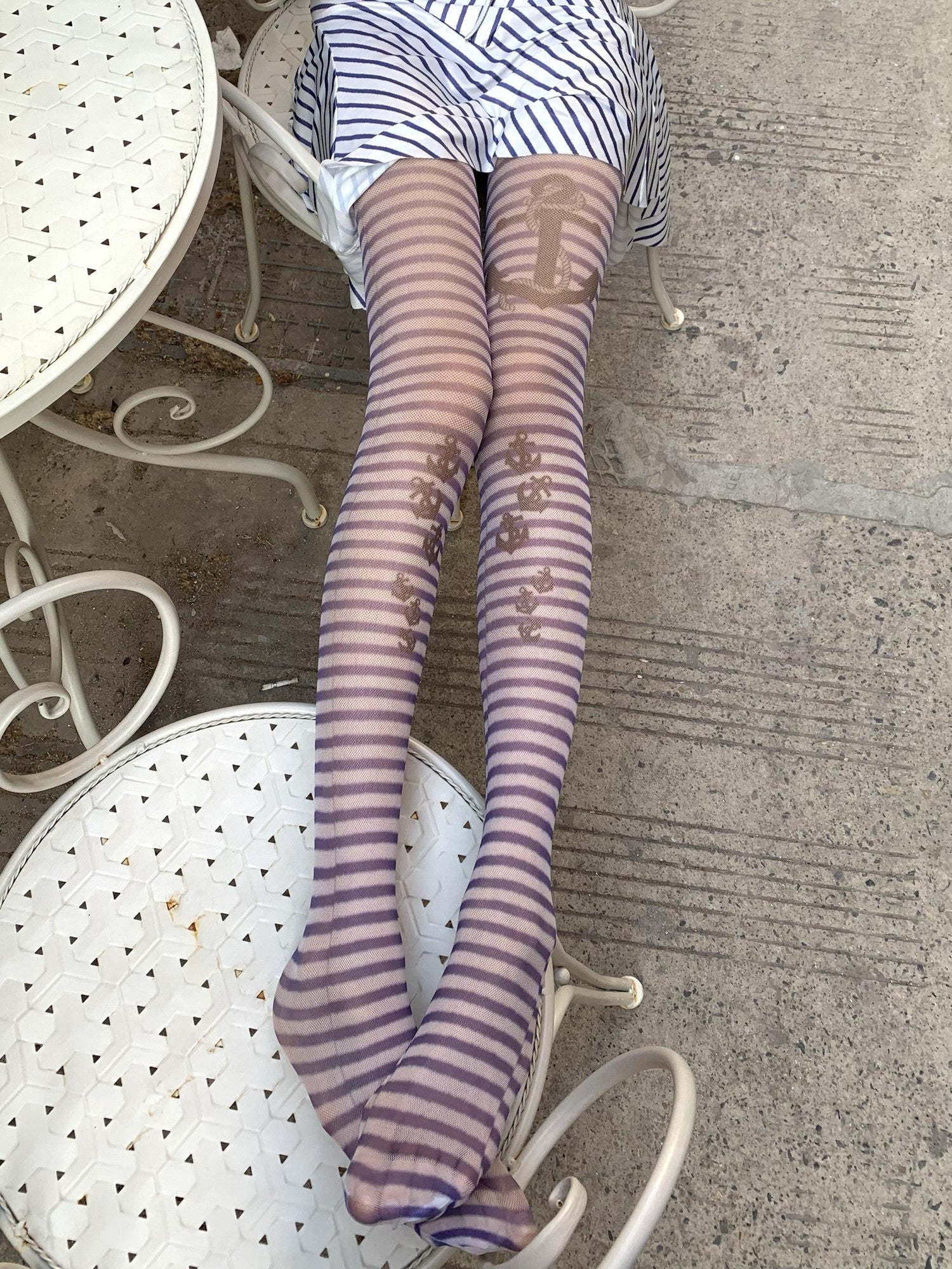 Chipchipshop Nautical Original Striped Print Durable Women&
