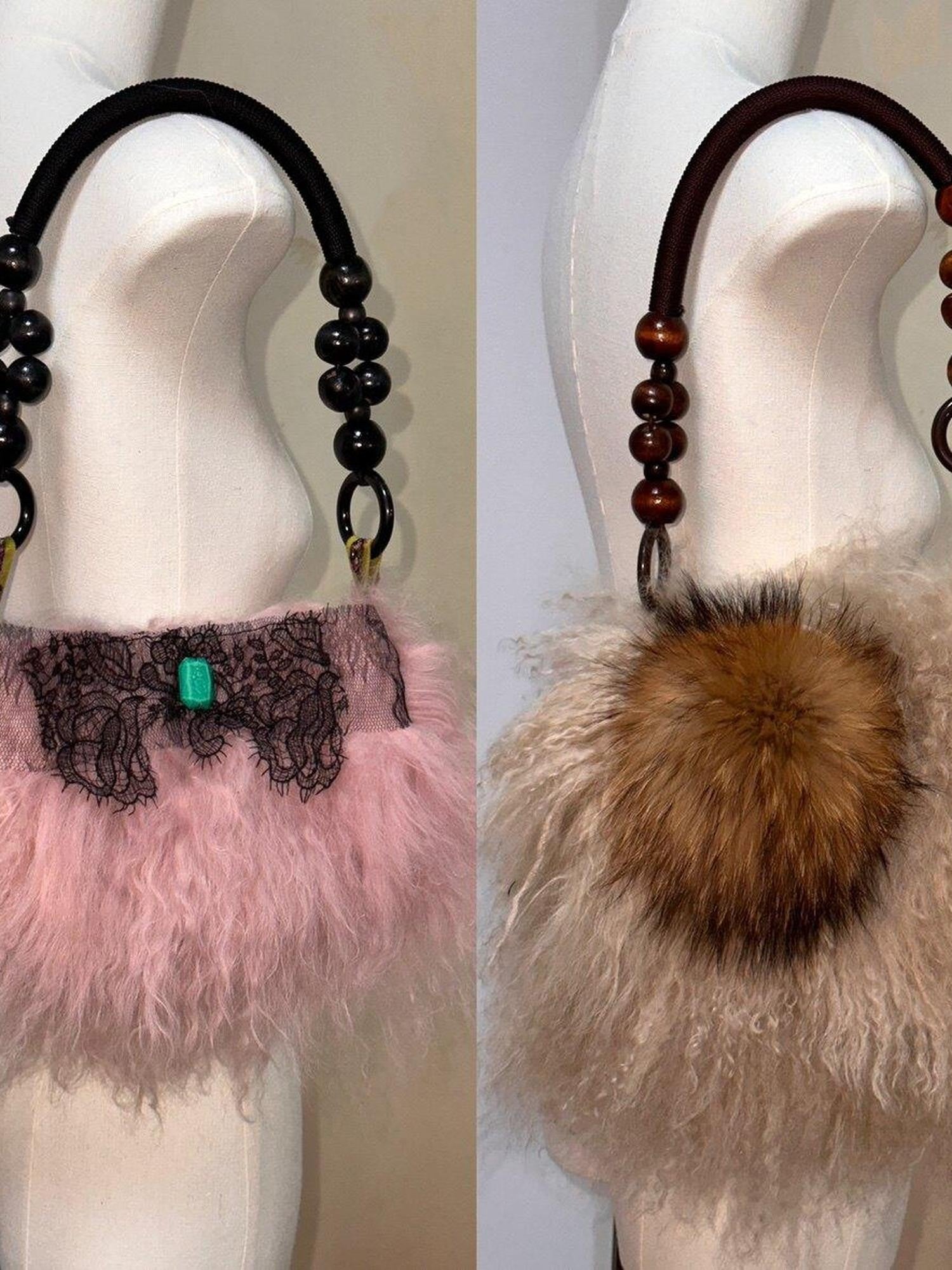 Chipchipshop Two Tone Pink Brown Flap Closure Women&