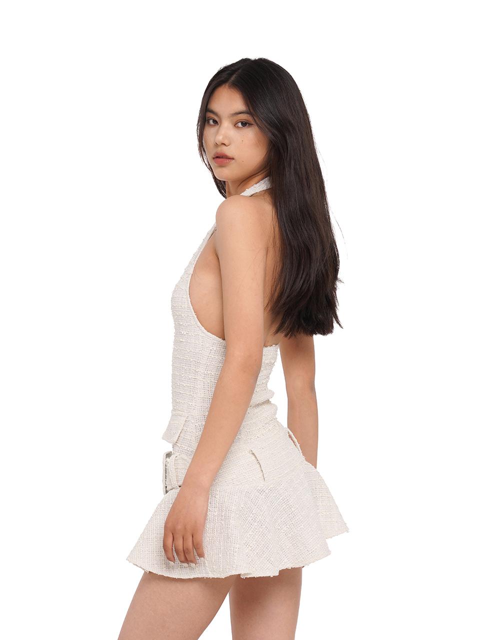 SweetChilling Chunky Knit Belted Necklace Dress