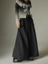 DIDDI MODA Circle Pocket A Line Maxi Skirt