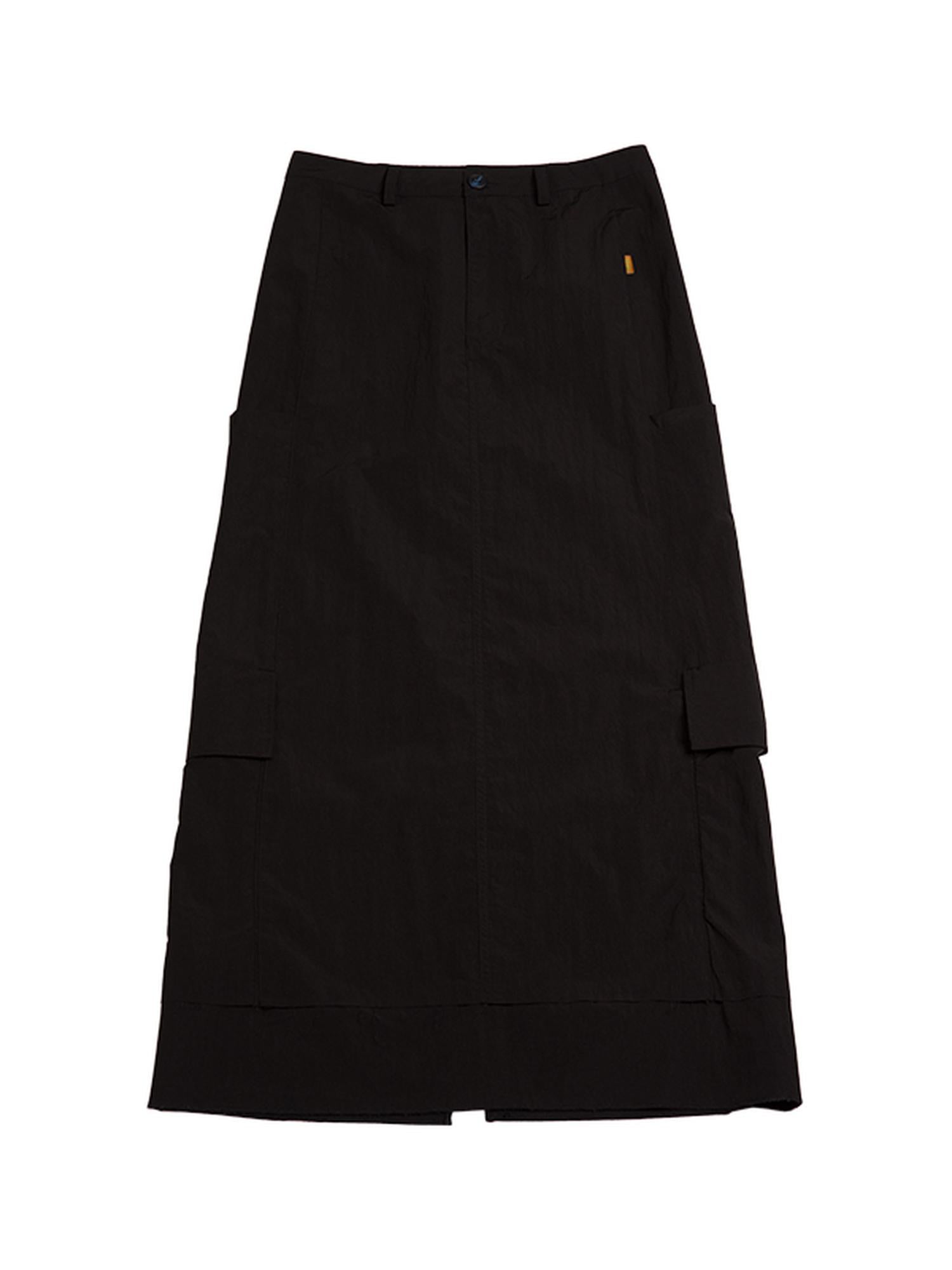 Achihara Adjustable Parachute Pants & Fishtail Skirt Set