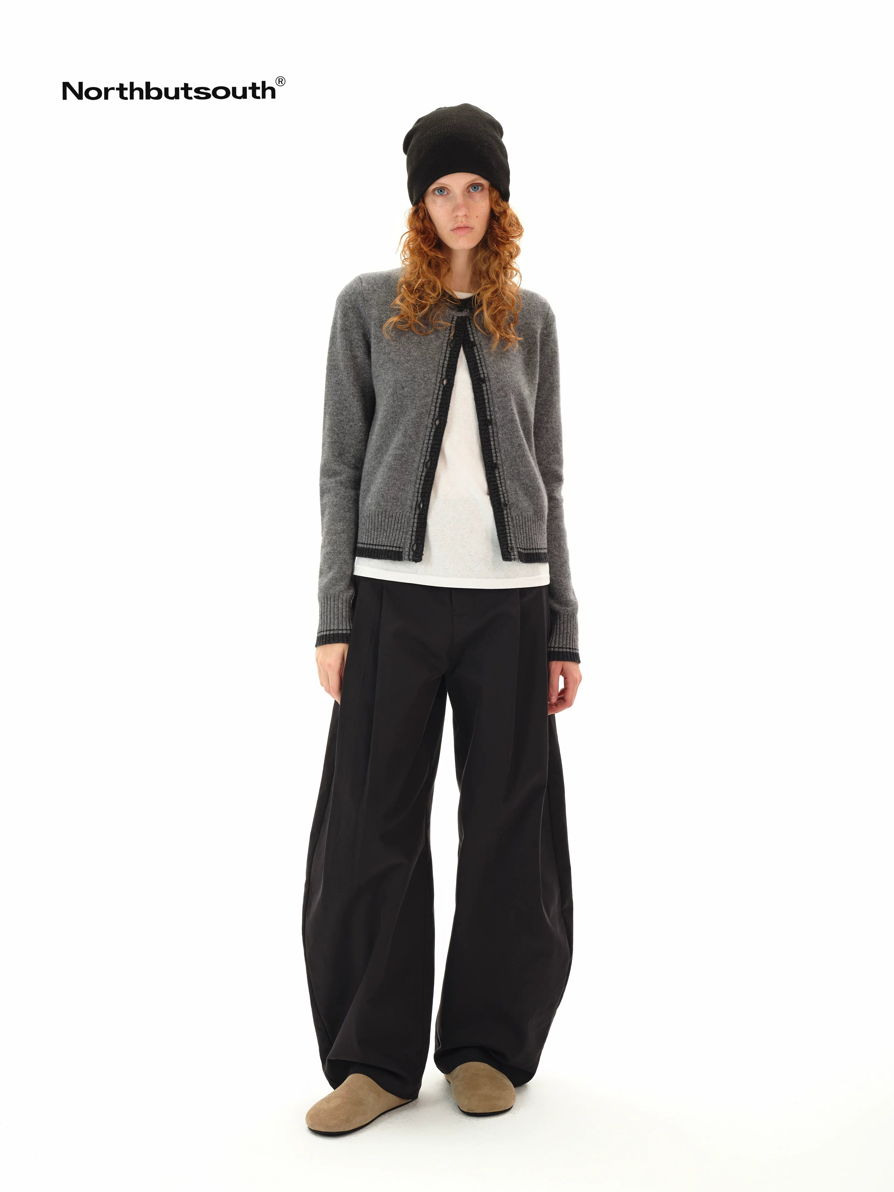 Classic Double Pleat Cocoon Trousers