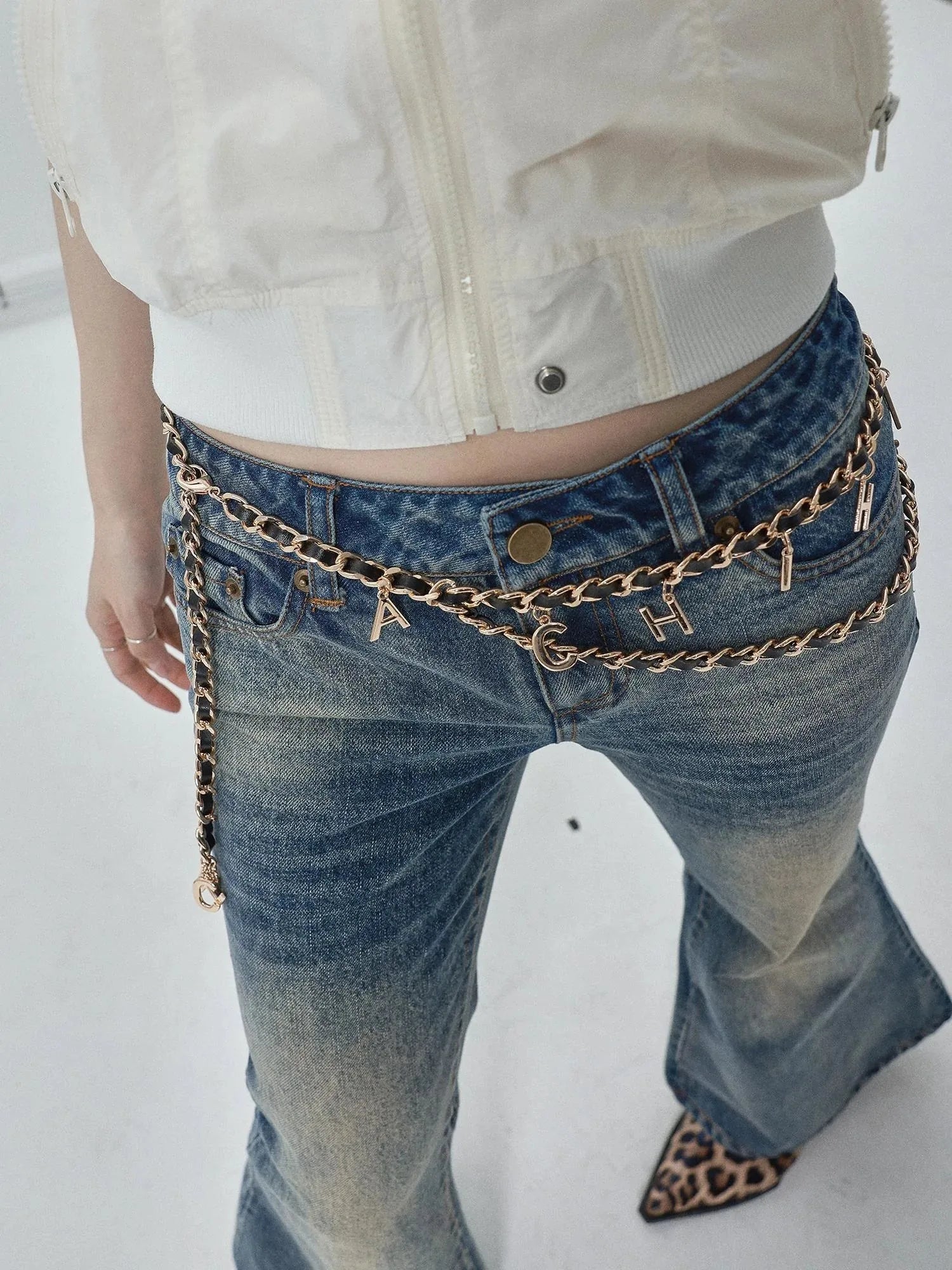 Co Co Elegant Body Chain Belt Unisex Waist Jewelry