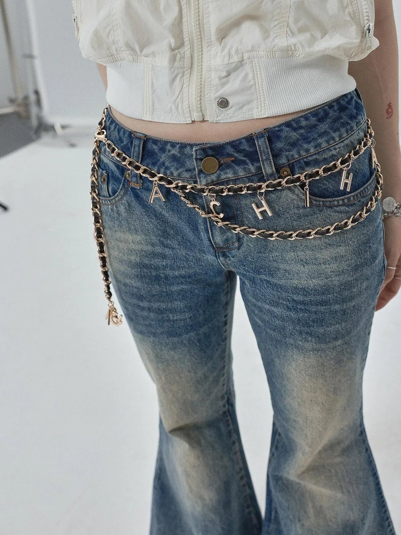 Co Co Elegant Body Chain Belt Unisex Waist Jewelry