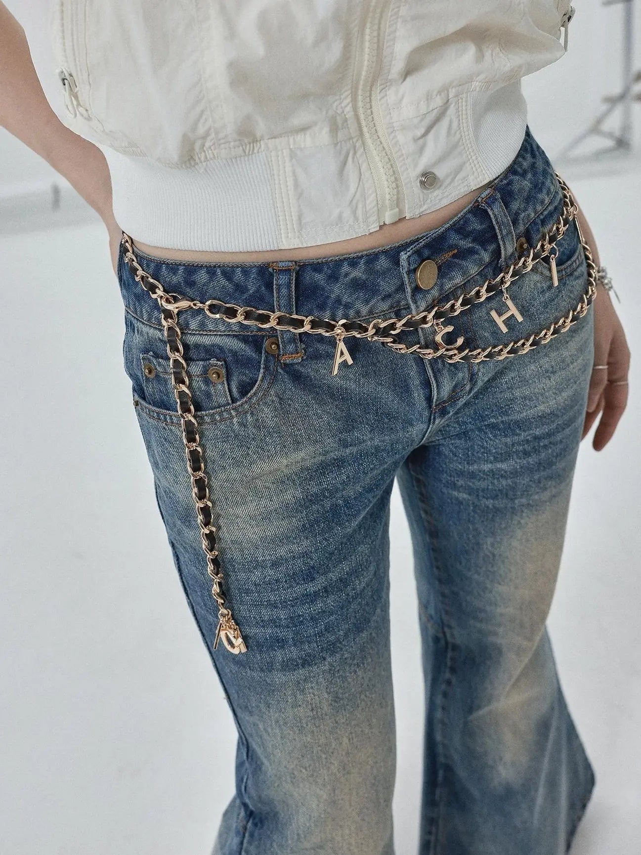 Co Co Elegant Body Chain Belt Unisex Waist Jewelry