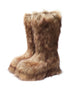 UpdateNN NORTH NODE Hermit Eco Fur Knee High Boots