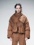 UpdateNN NORTH NODE Detachable Fringe Down Jacket With White Duck Feathers