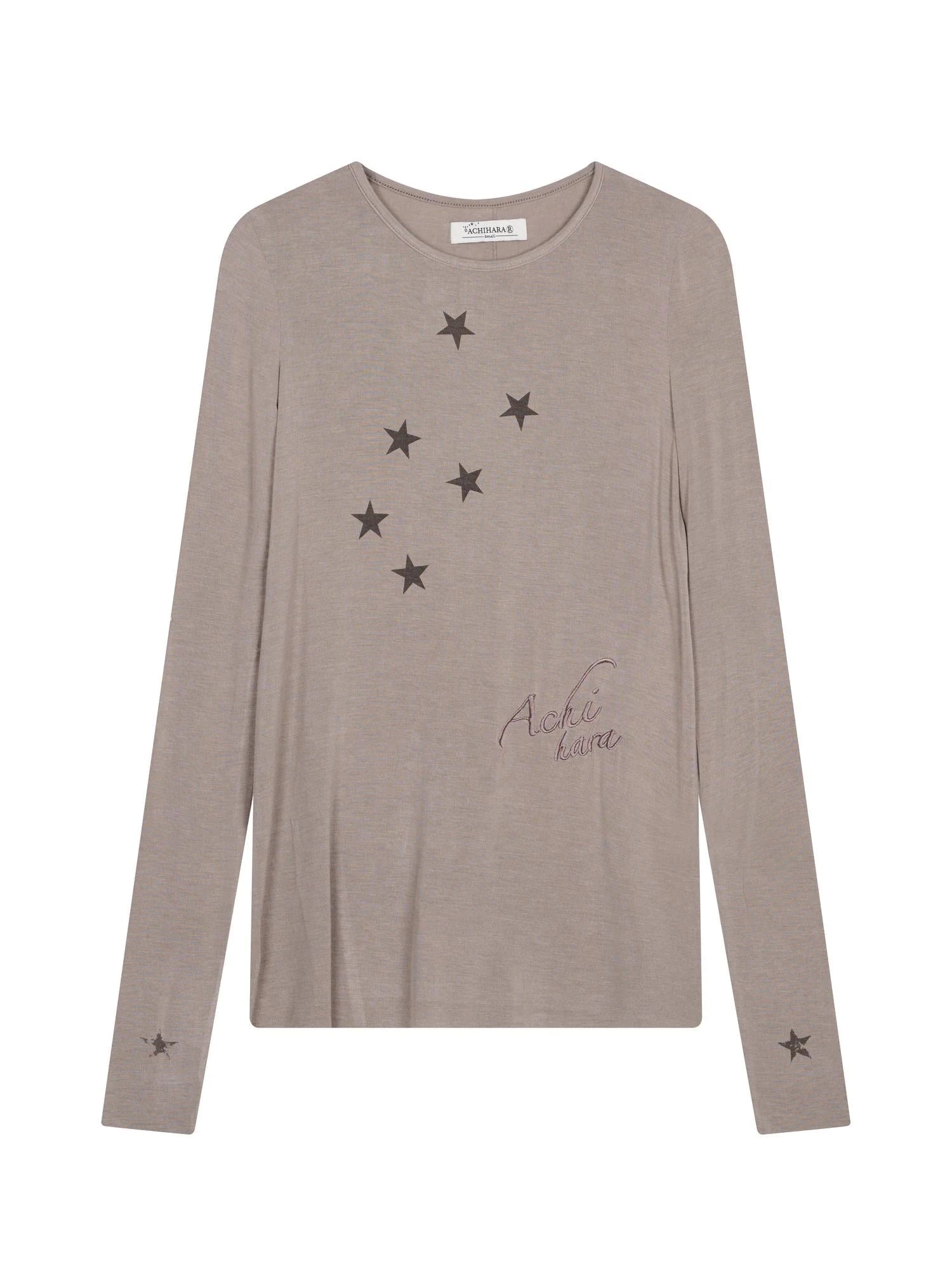 Starry Sunscreen Print Knit Tee