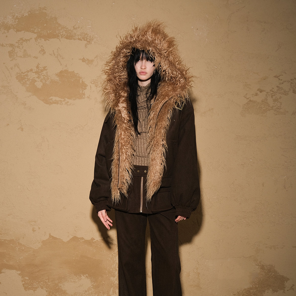 UpdateNN NORTH NODE Patchwork Quilted Short Puffer Jacket