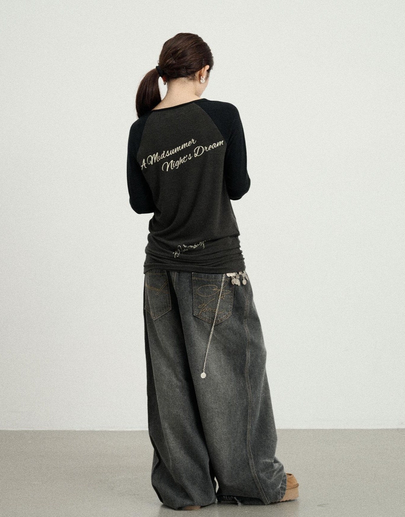 Achihara Cosmic Colorblock Long Sleeve Tee Shakespearean Romance Inspired