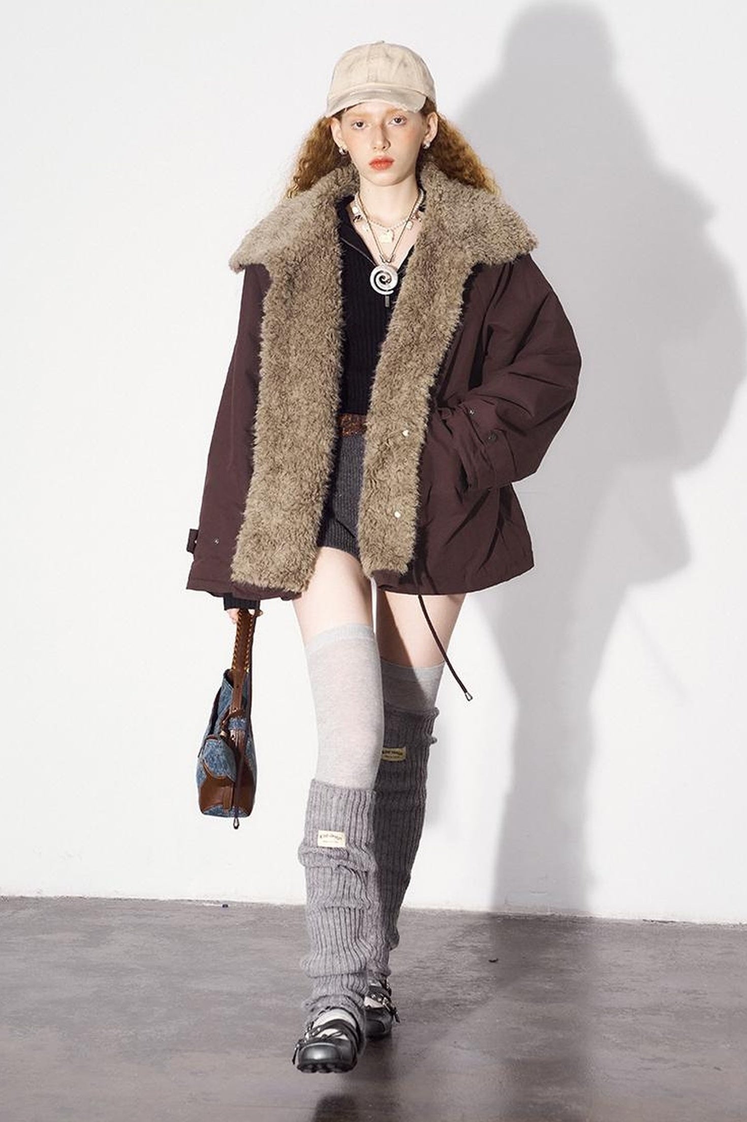 DIDDI MODA Cozy Fleece Bomber Jacket