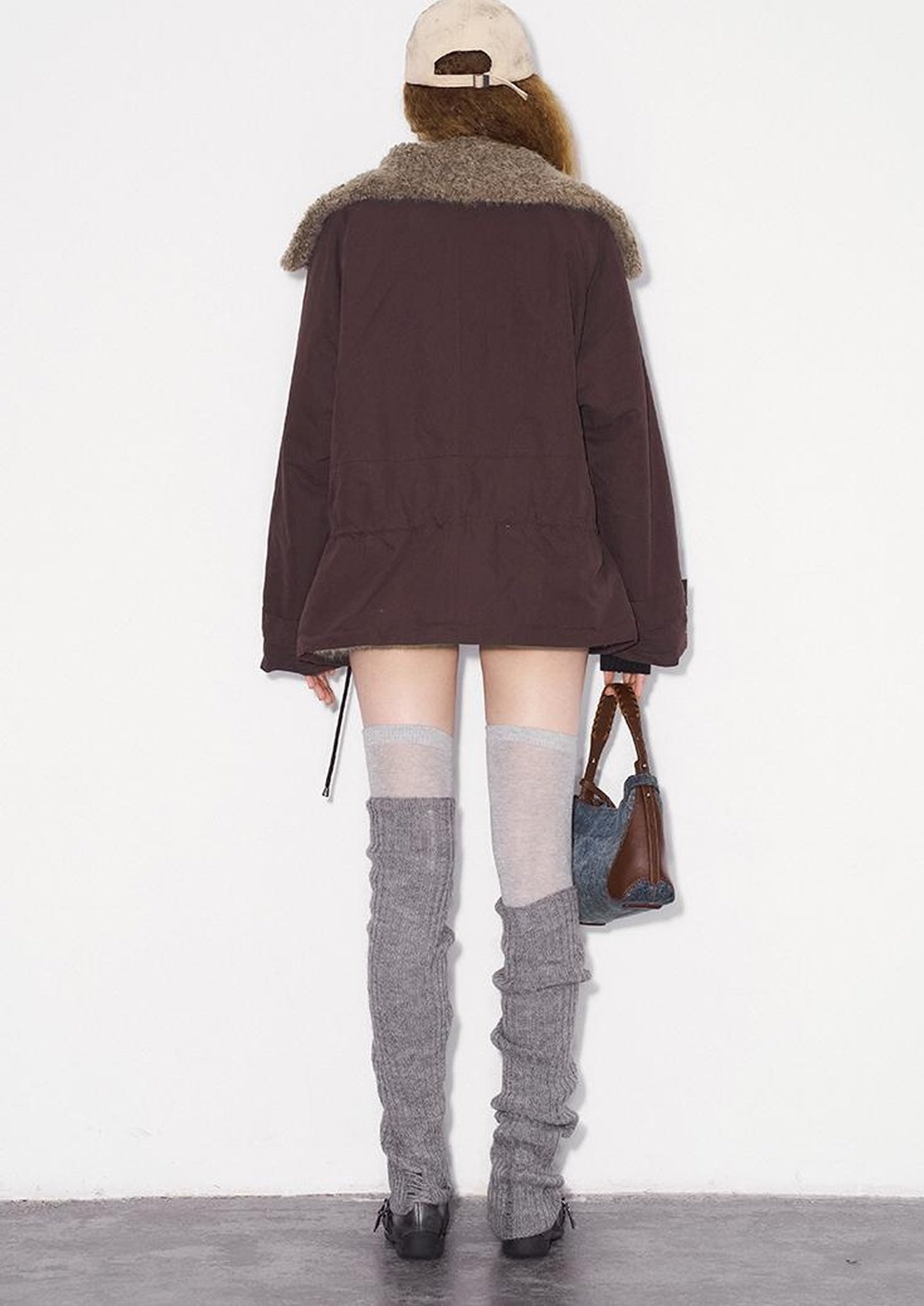 DIDDI MODA Cozy Fleece Bomber Jacket