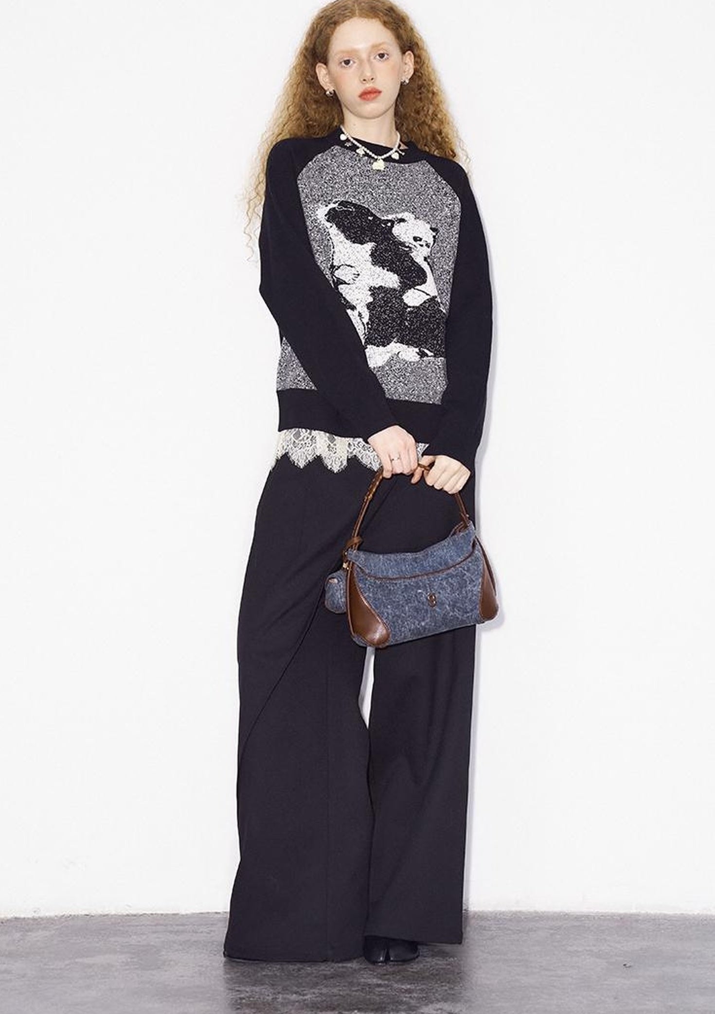 DIDDI MODA Cozy Knit Cat Sweater Winter Comfort Fit