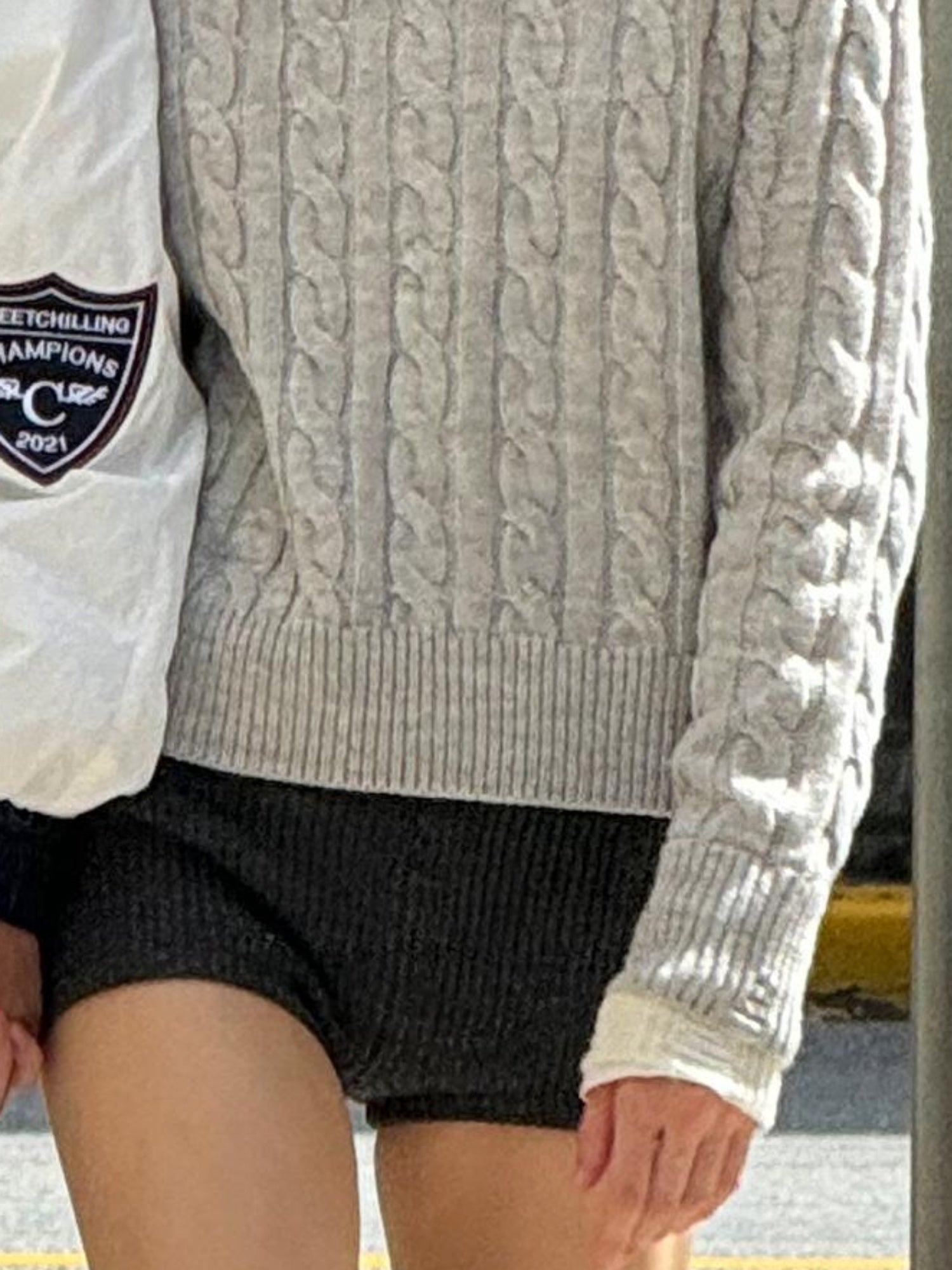 SweetChilling Cozy Minimalist Knit Shorts For Fall Winter Outfits