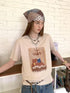 Cozy Reading Bear Cotton Tee