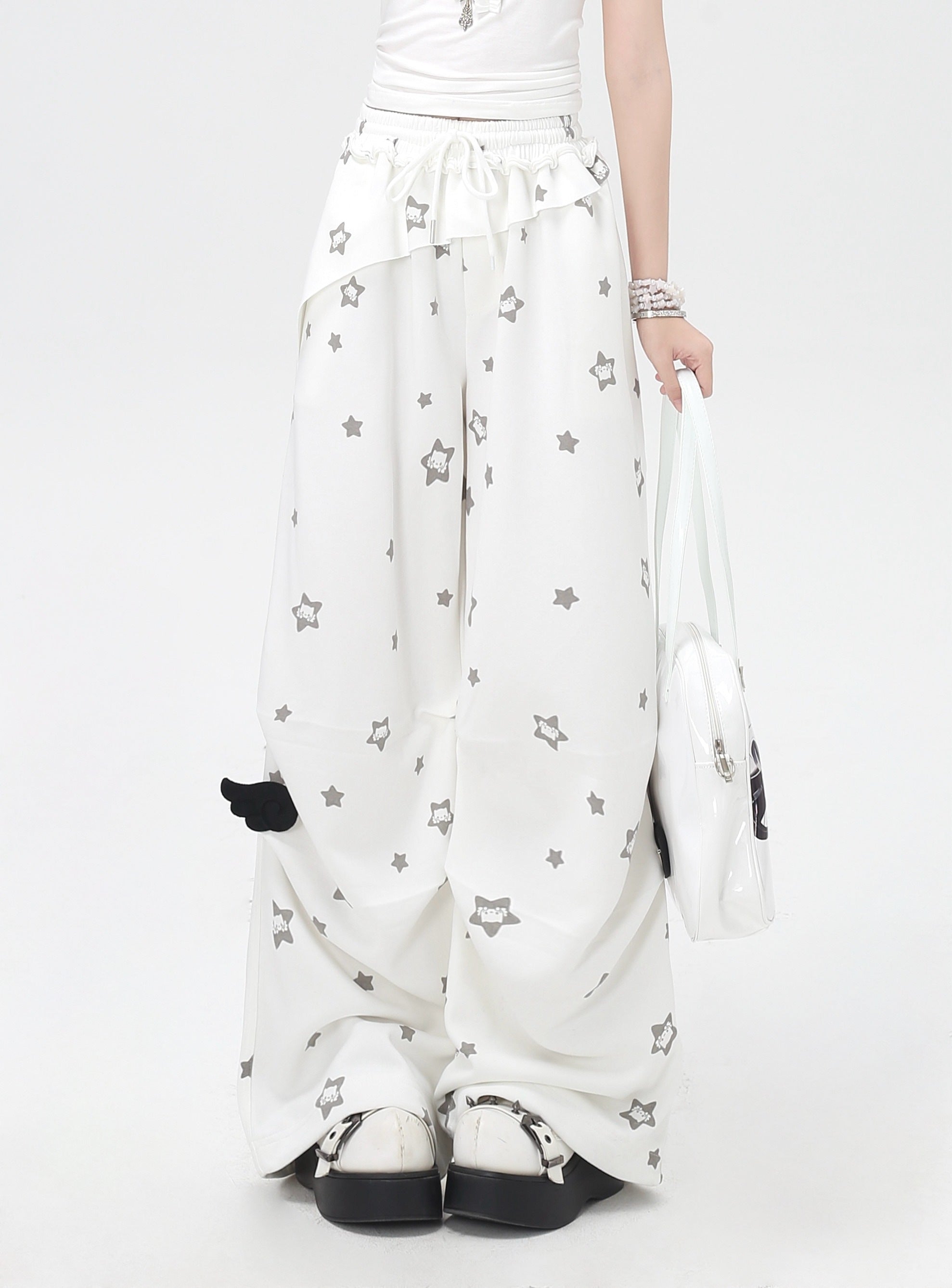 Crazy_Girl_Muted_Star_Print_High_Waist_Relaxed_Women&