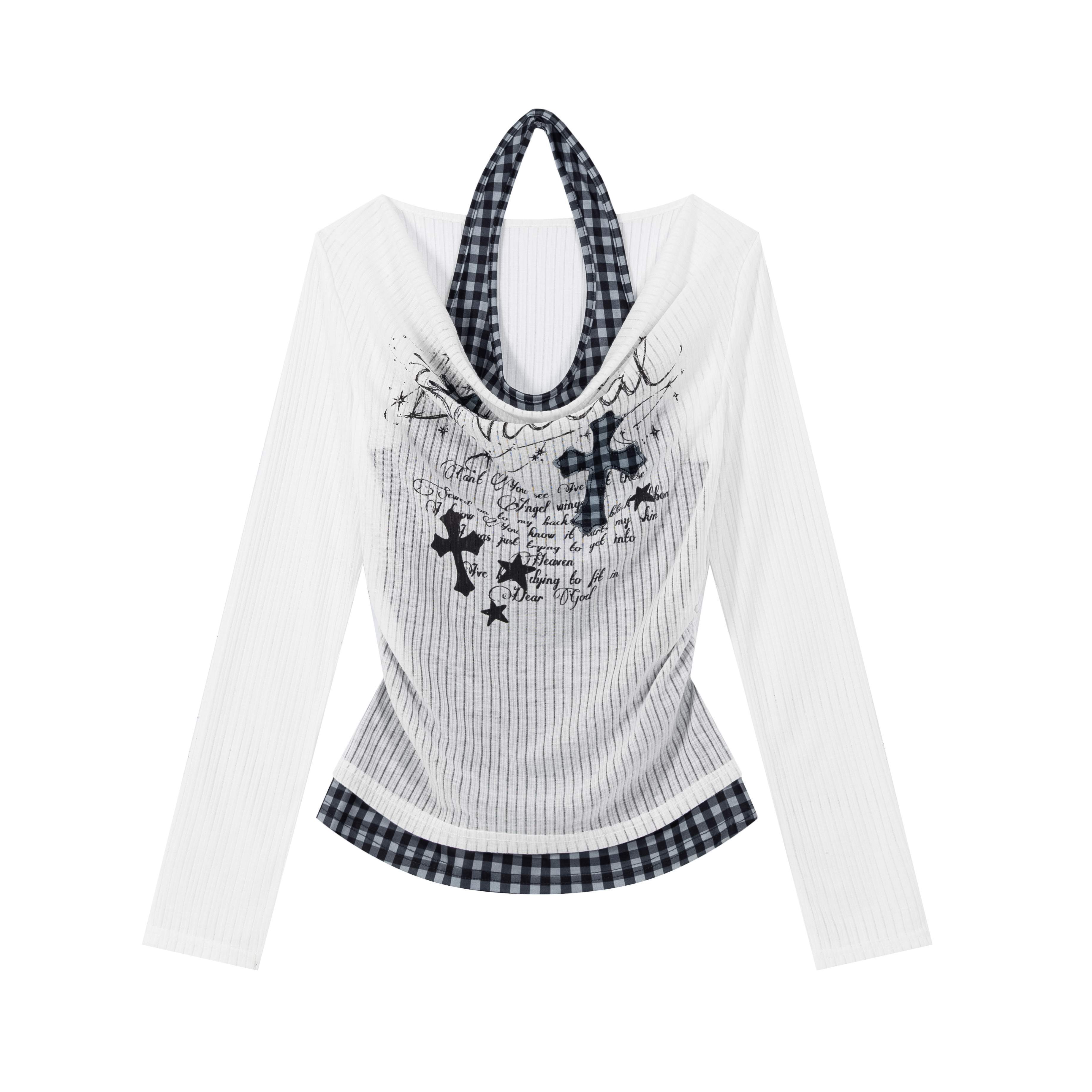 Crazy_Girl_Striped_Letter_Halter_Patchwork_Slim_Women&