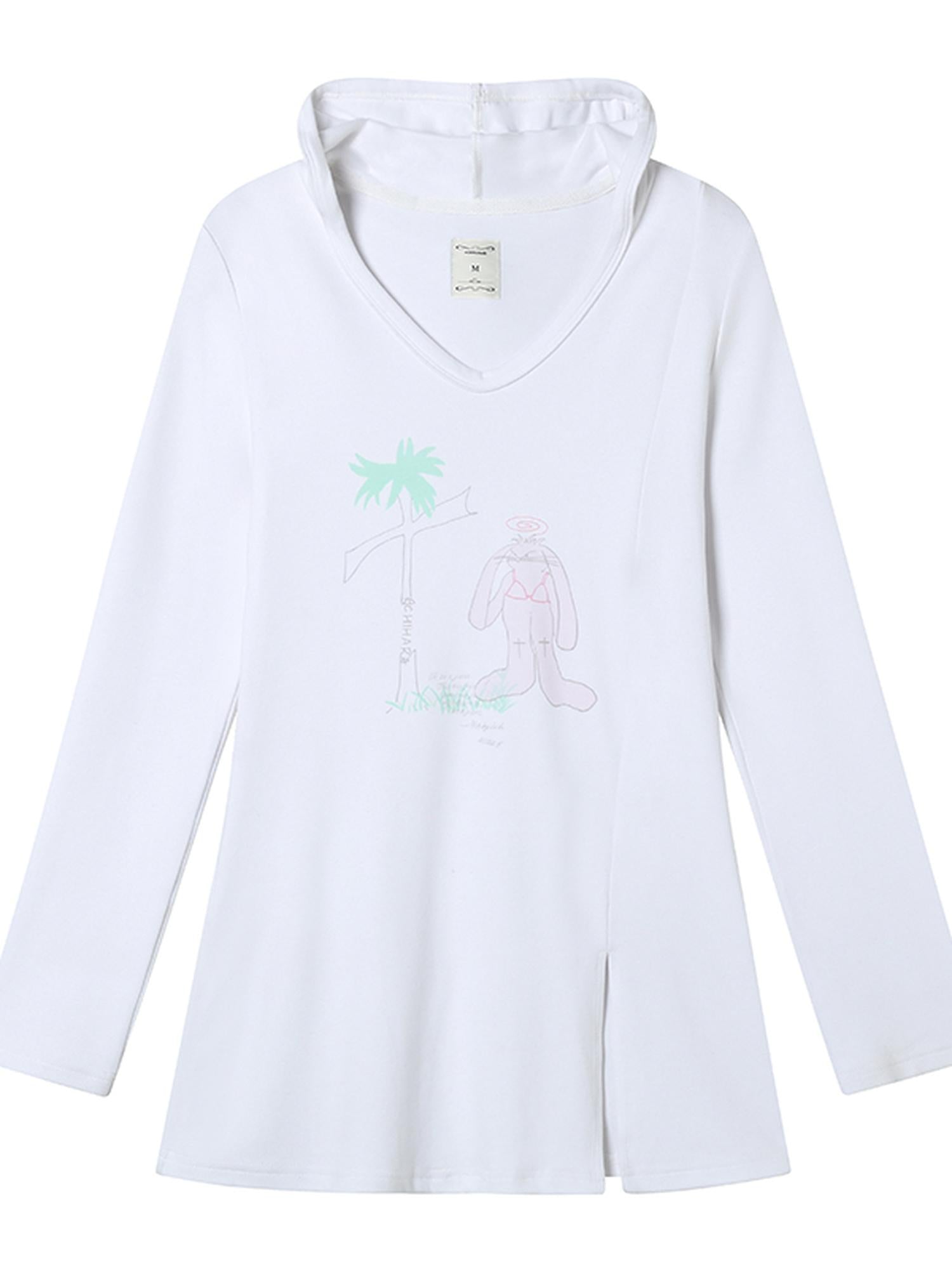 Achihara Peter Rabbit V-Neck Hooded Slim Fit Tee