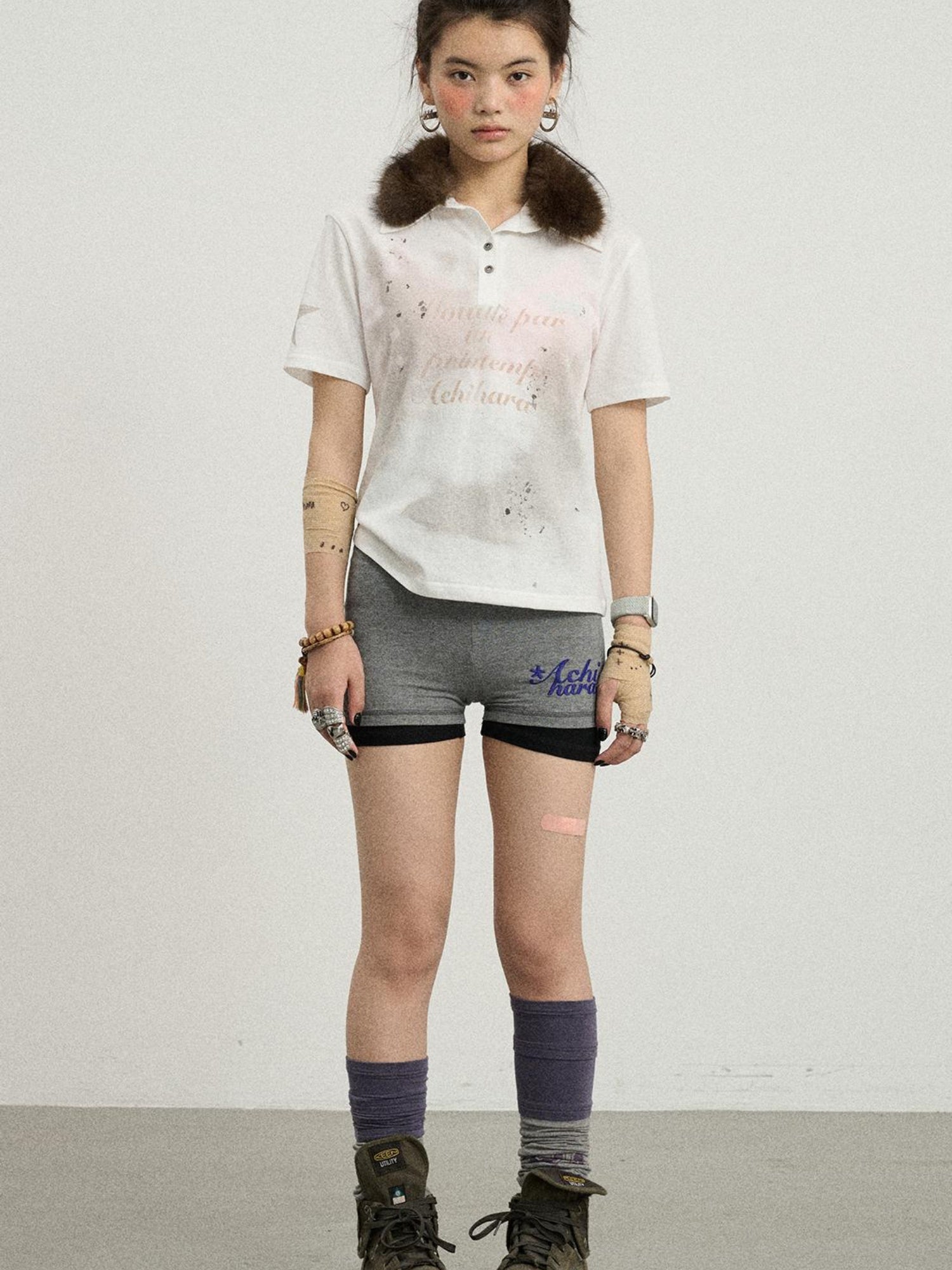 Achihara Crying Dog Graphic T-Shirt