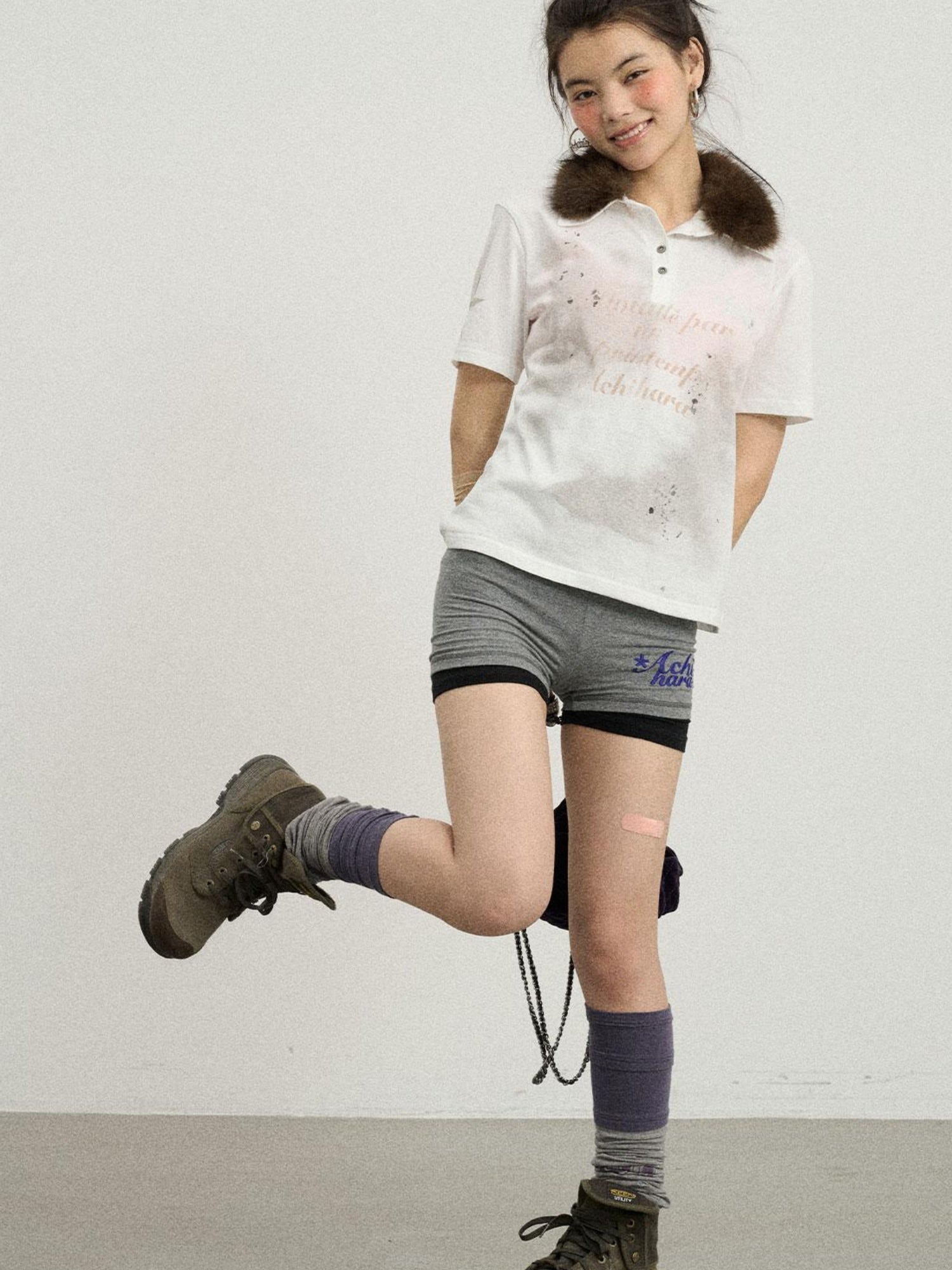 Achihara Crying Dog Graphic T-Shirt