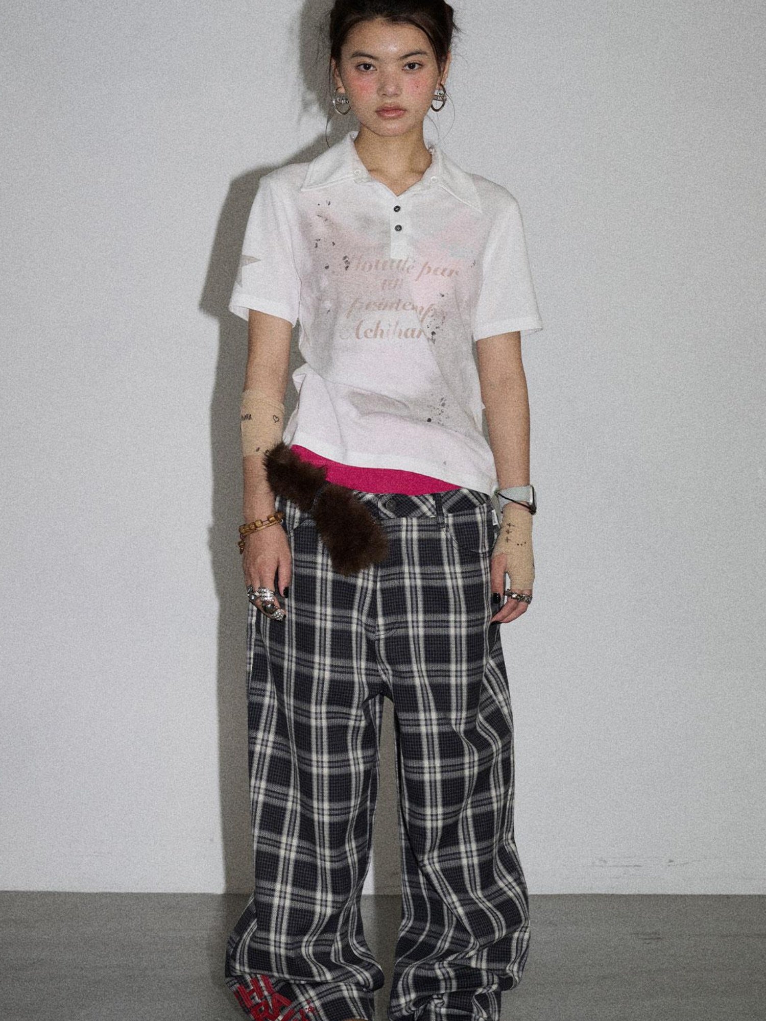 Achihara Crying Dog Graphic T-Shirt