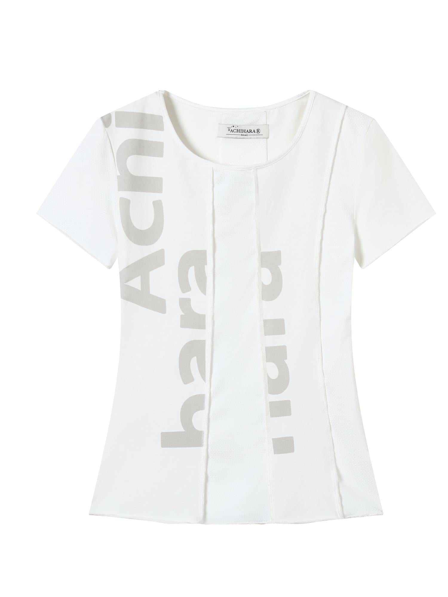 Achihara Breathable Split Knit Summer Tee