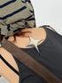 Cute Star Mirror Brooch Pin Badge Cross Jewelry