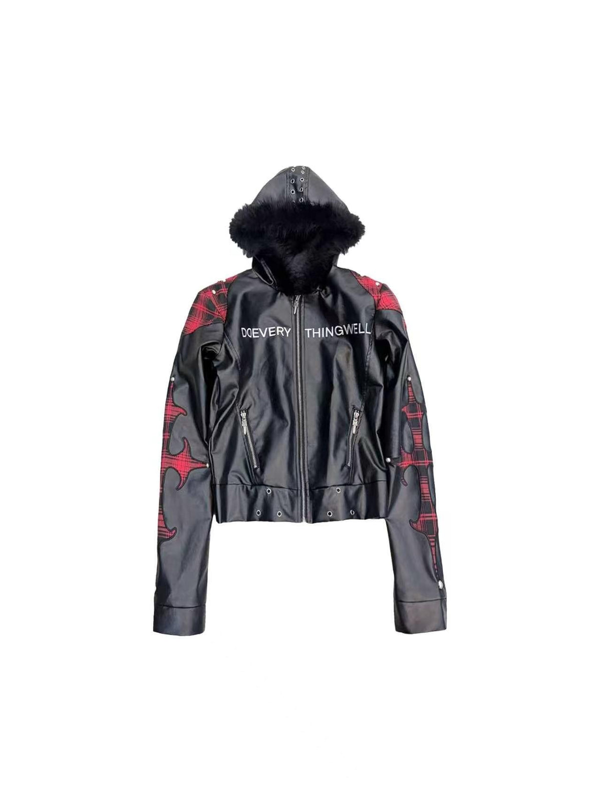 DETW_OnLine_Dark_Embroidered_Faux_Leather_Hooded_Women&