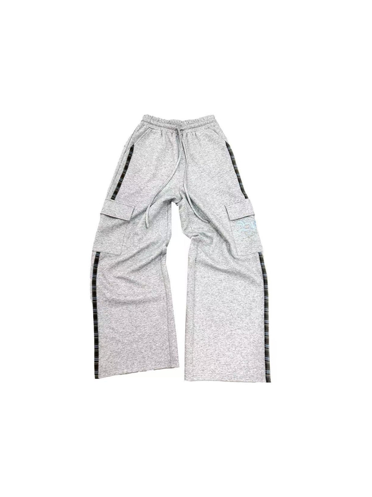 DETW_OnLine_Plaid_Star_Applique_Side_Pocket_Straight_Leg_Women&