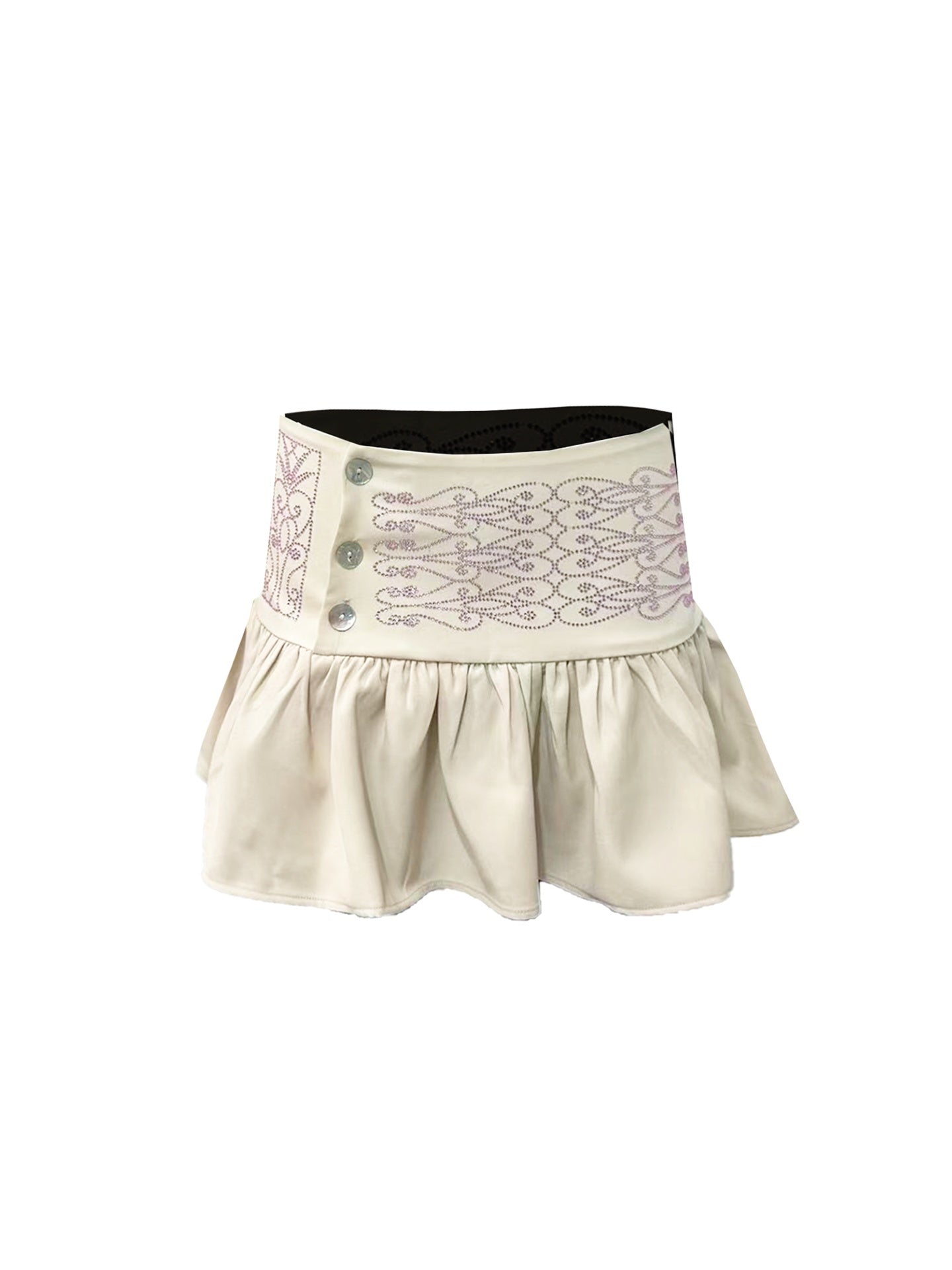 DETW_onLine_Beige_Hotfix_Rhinestone_Palace_A_Line_Wide_Waist_Women&