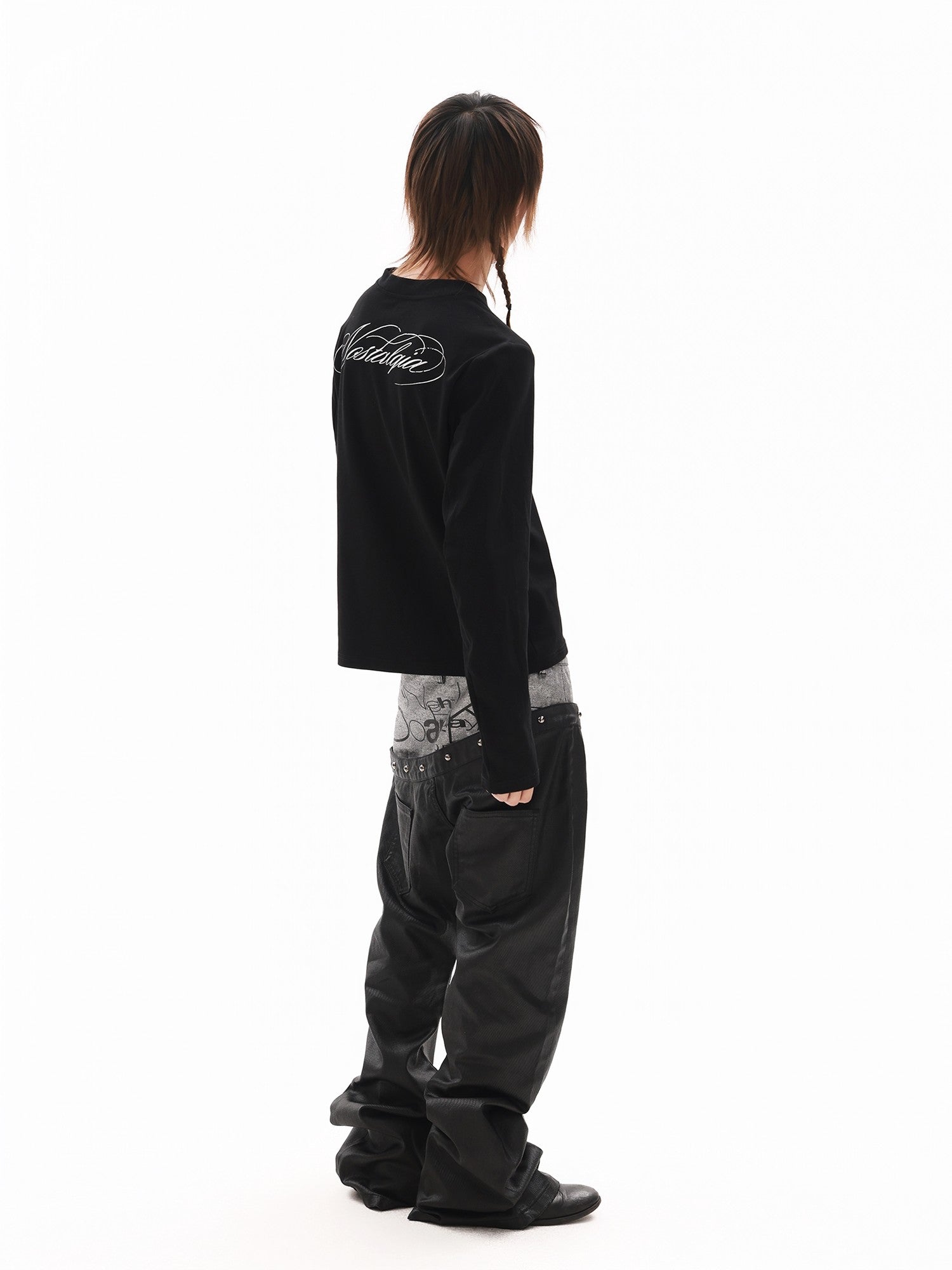 DETW onLine Black Glitter Union Jack Rhinestone Women&