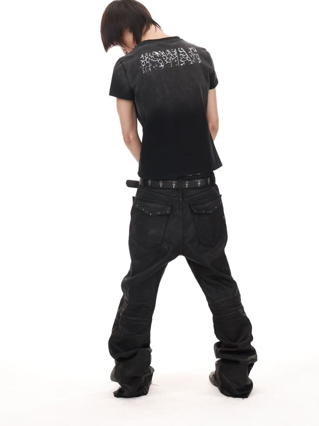 DETW onLine Black Panther Distressed Digital Print Women&