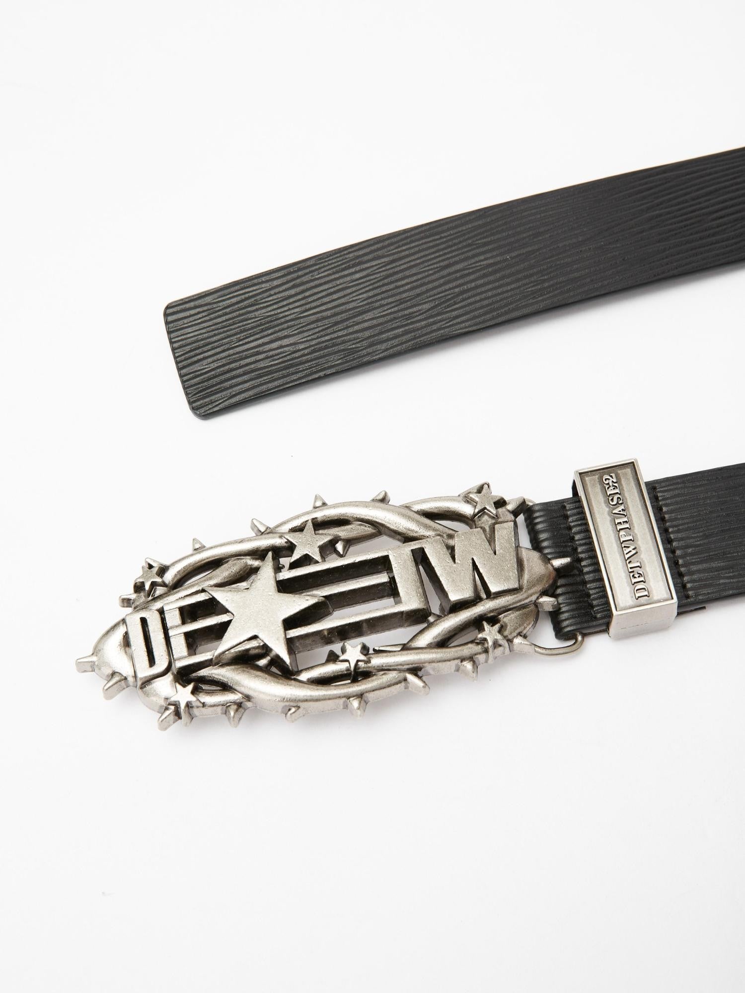 DETW onLine Embossed Geometric Thorn Antique Metal Women&
