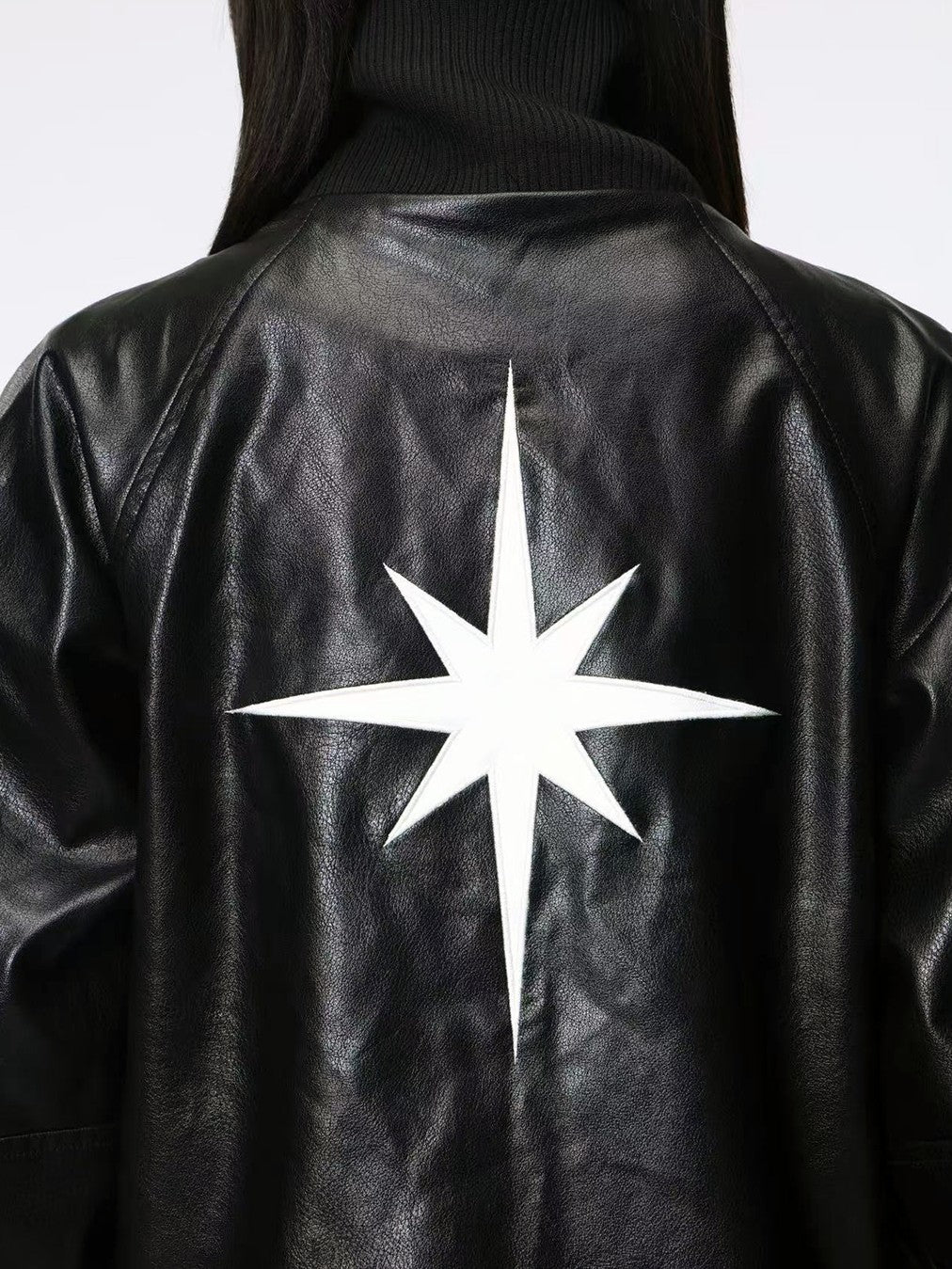 DETW onLine Starry Pegasus Embroidered Ribbed Shoulder Dark Women&