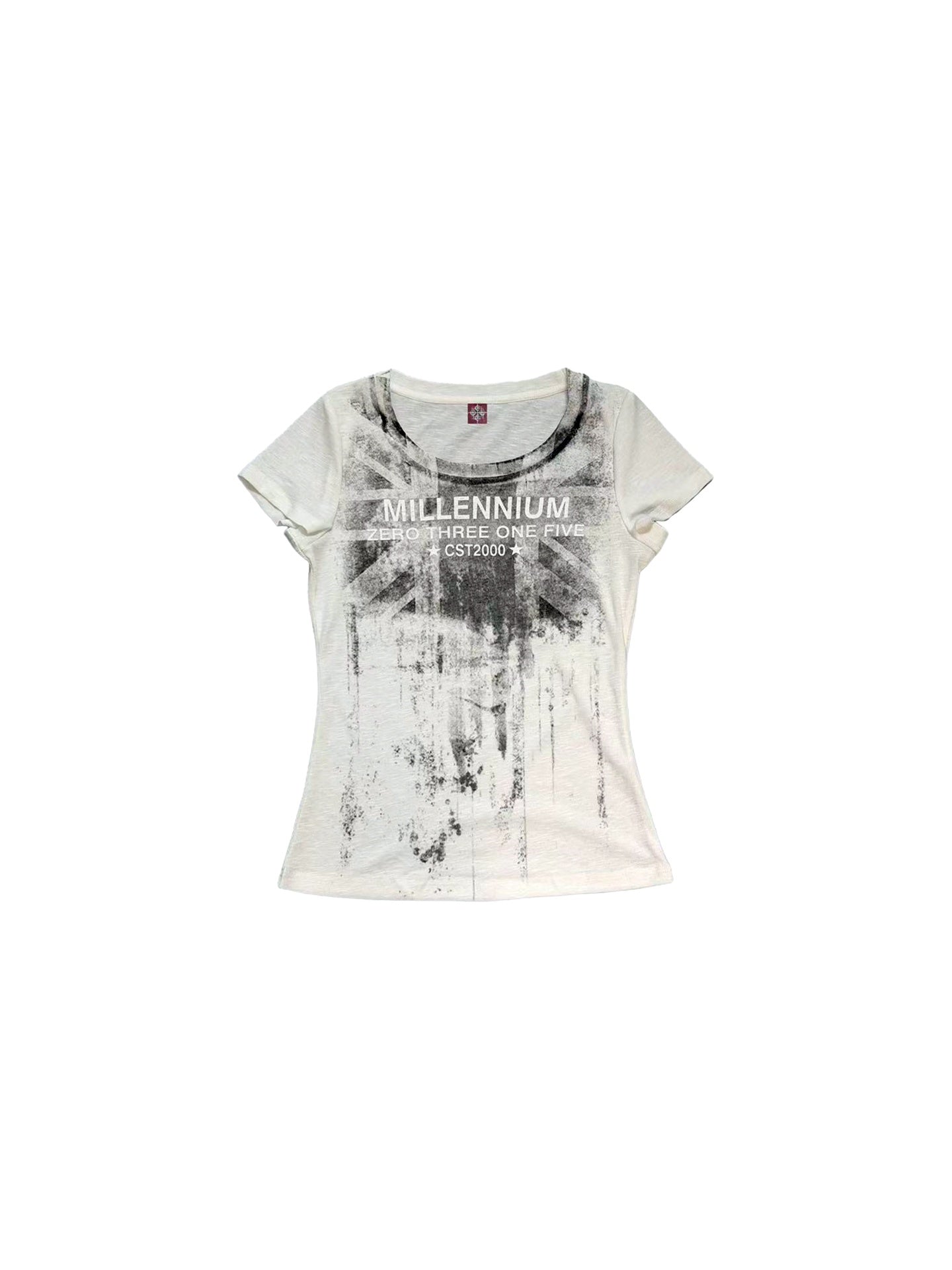 DETW_onLine_Union_Jack_Distressed_Digital_Print_Slim_U_Neck_Women&