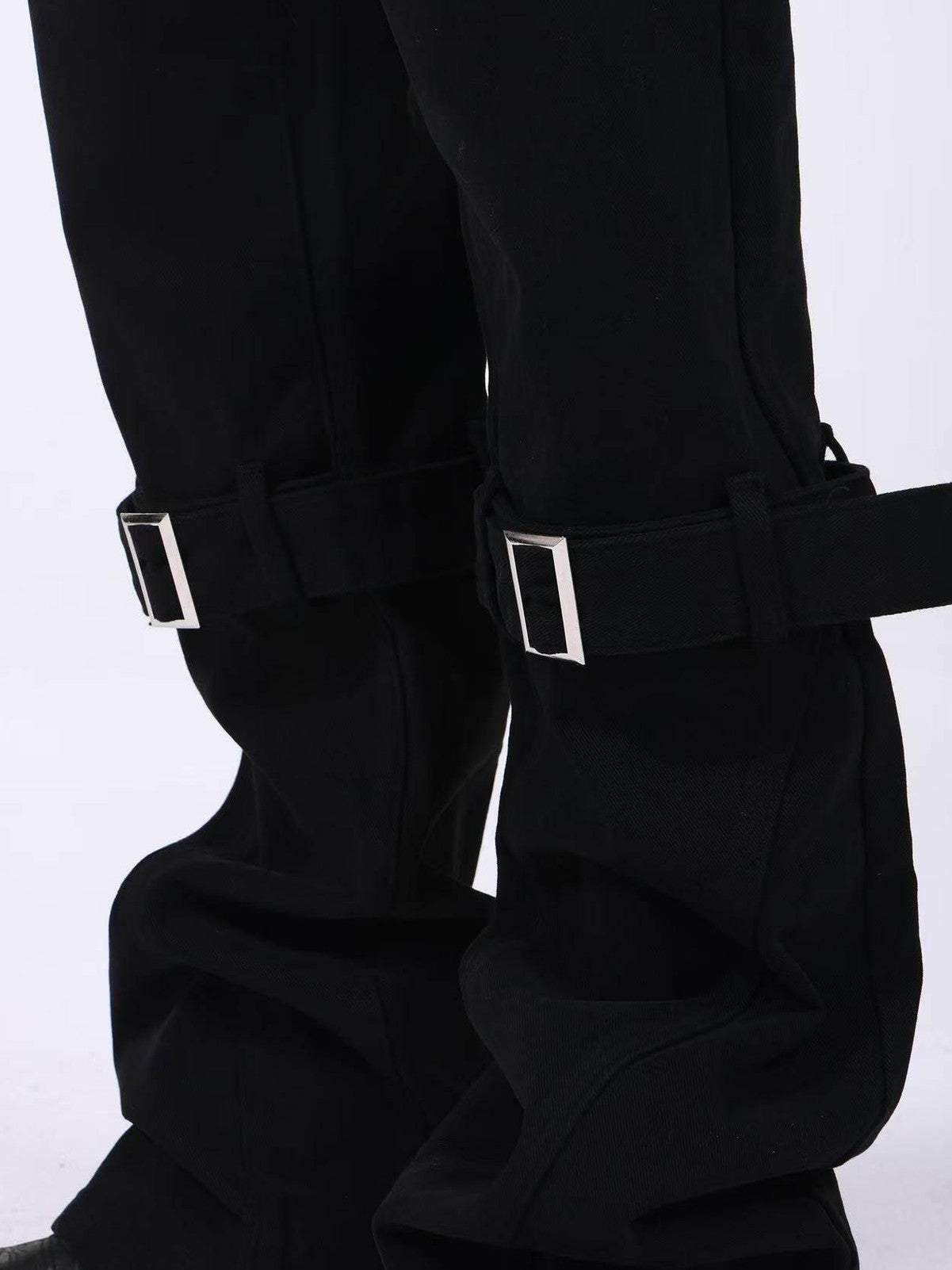 DETW onLine Washed Metal Zip Adjustable Strap 3d Cut Women&