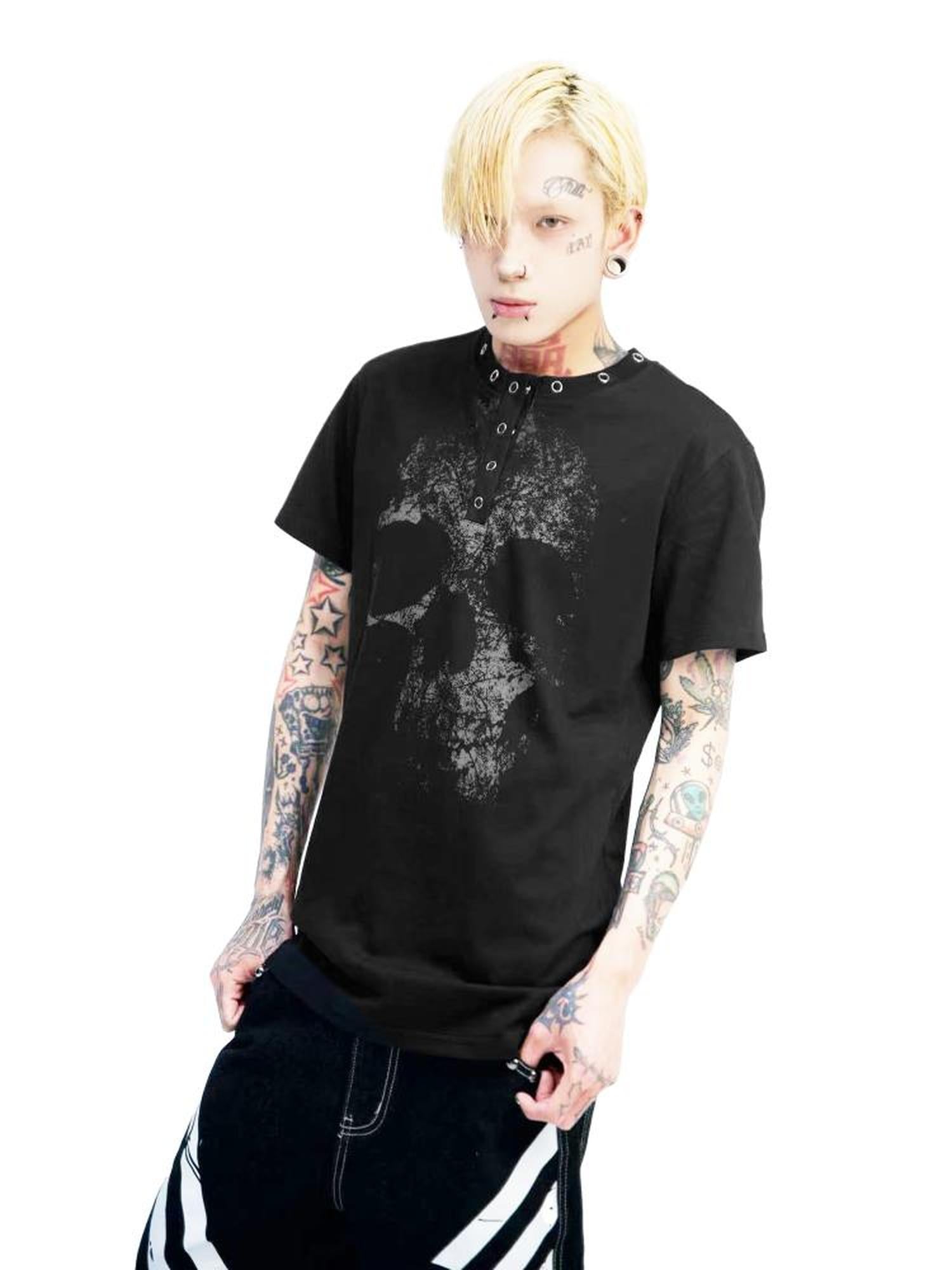 DETW online Dark Metal Trimmed Slim Fit Tee