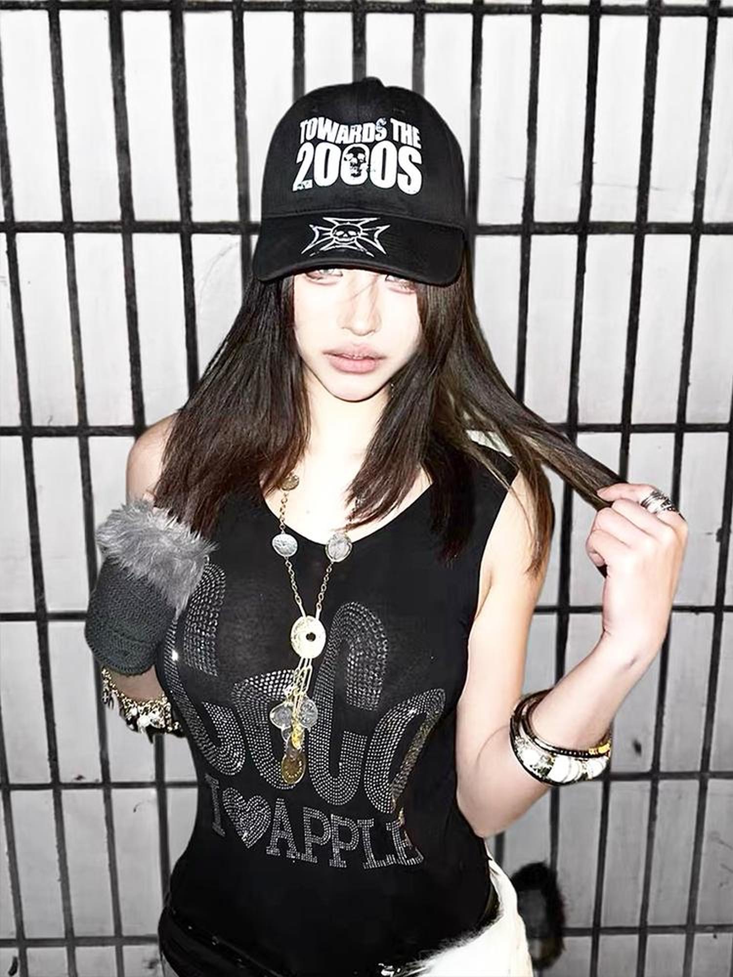 DETW online Skull Print Vintage Street Snapback Cap
