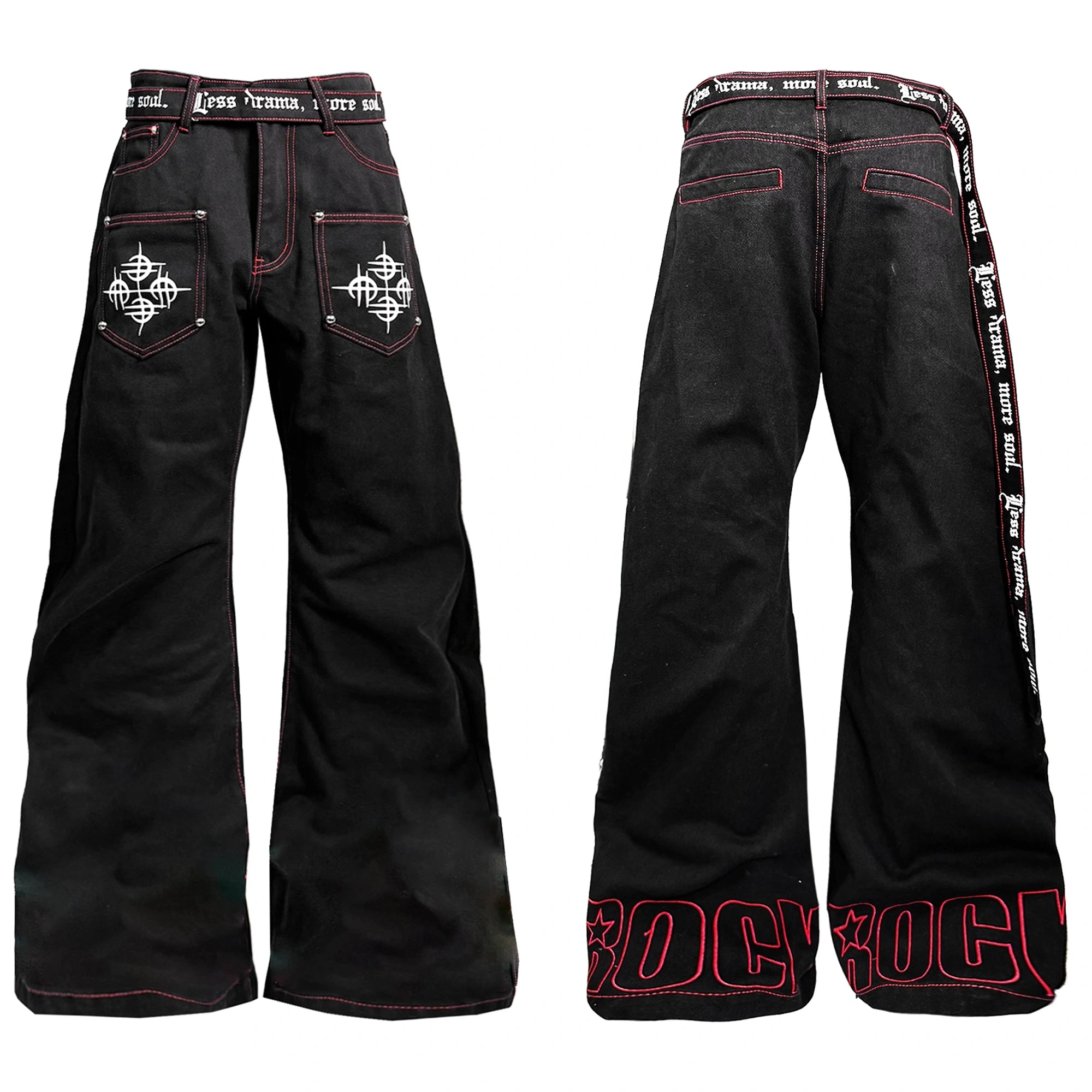 DETW online Vintage Raw Edge Stitched Slim Jeans