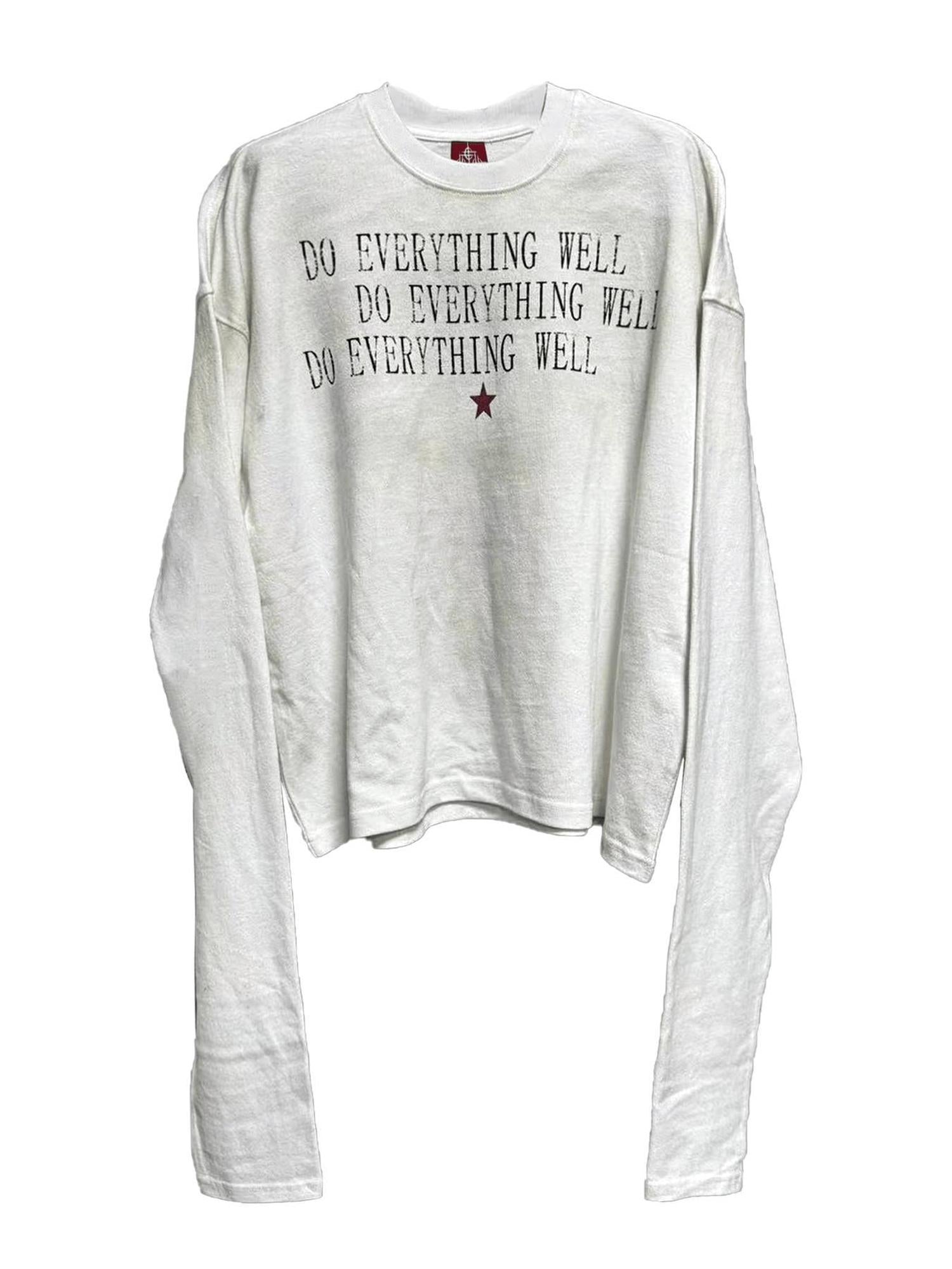 DETW online Vintage Wash Boxy Tee With Embroidered Scalpel