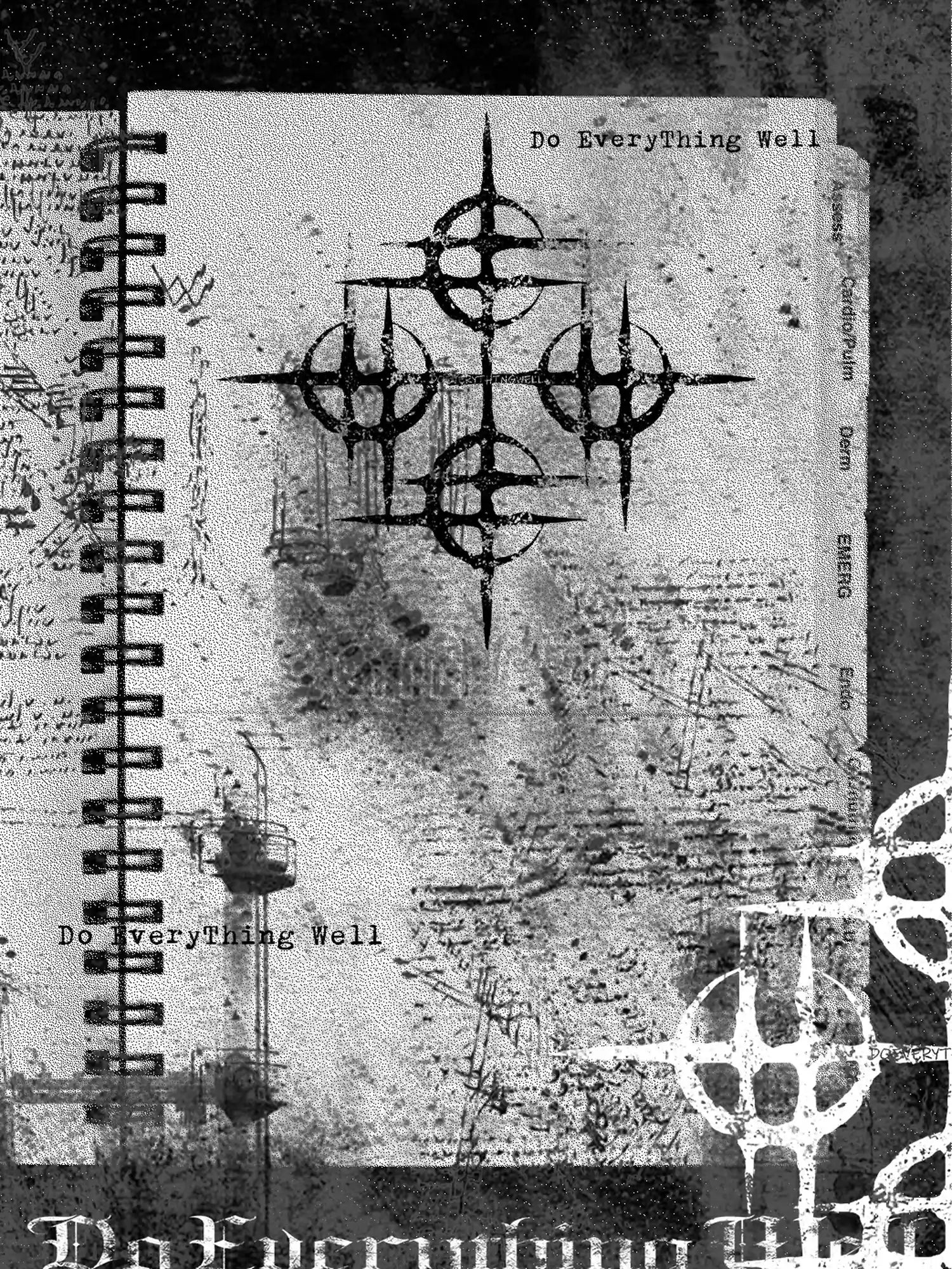 DETW online Y2 K Skull Polka Dot Cropped Tee