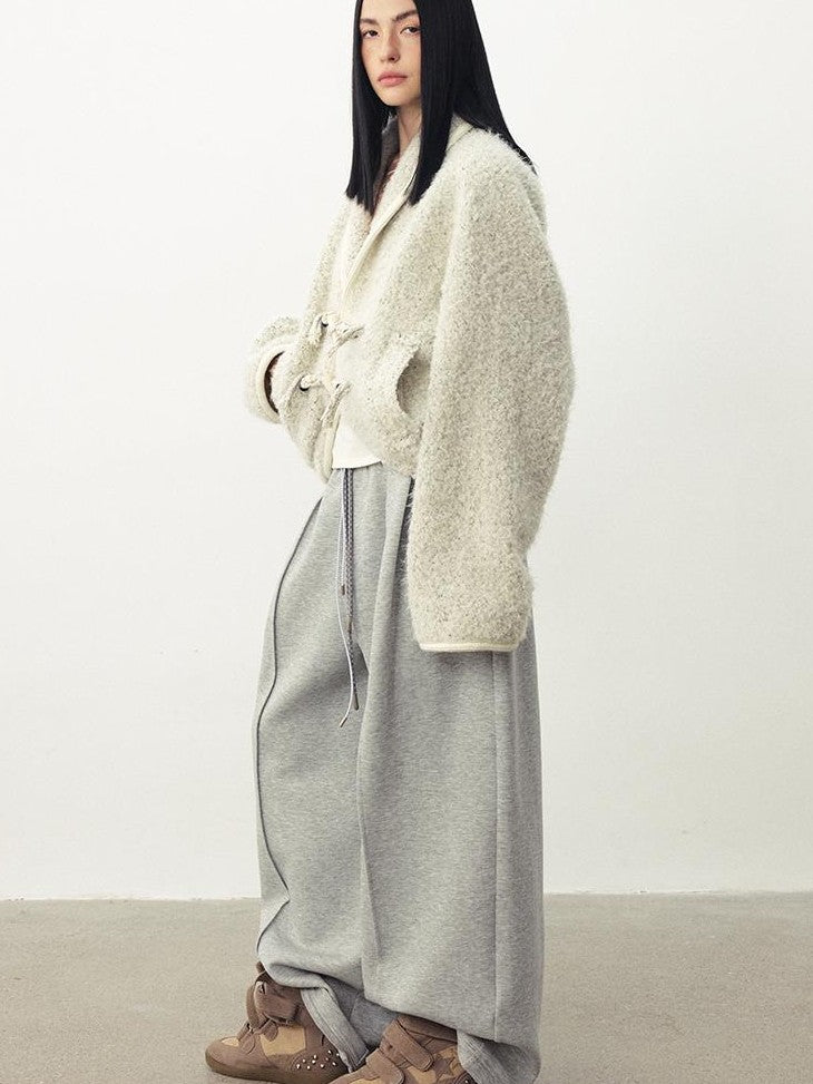 DIDDI MODA Batwing Sleeve Shawl Collar Drop Shoulder Women&