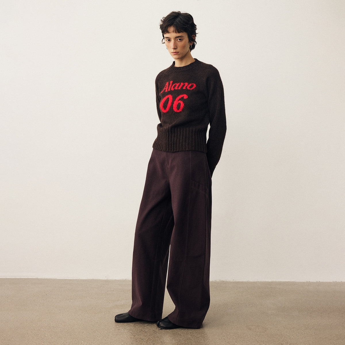 DIDDI_MODA_Color_Block_Letter_Jacquard_Raglan_Sleeve_Round_Neck_Women&