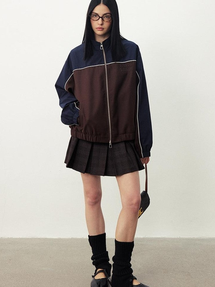 DIDDI MODA Color Block Oversized Drop Shoulder Women&
