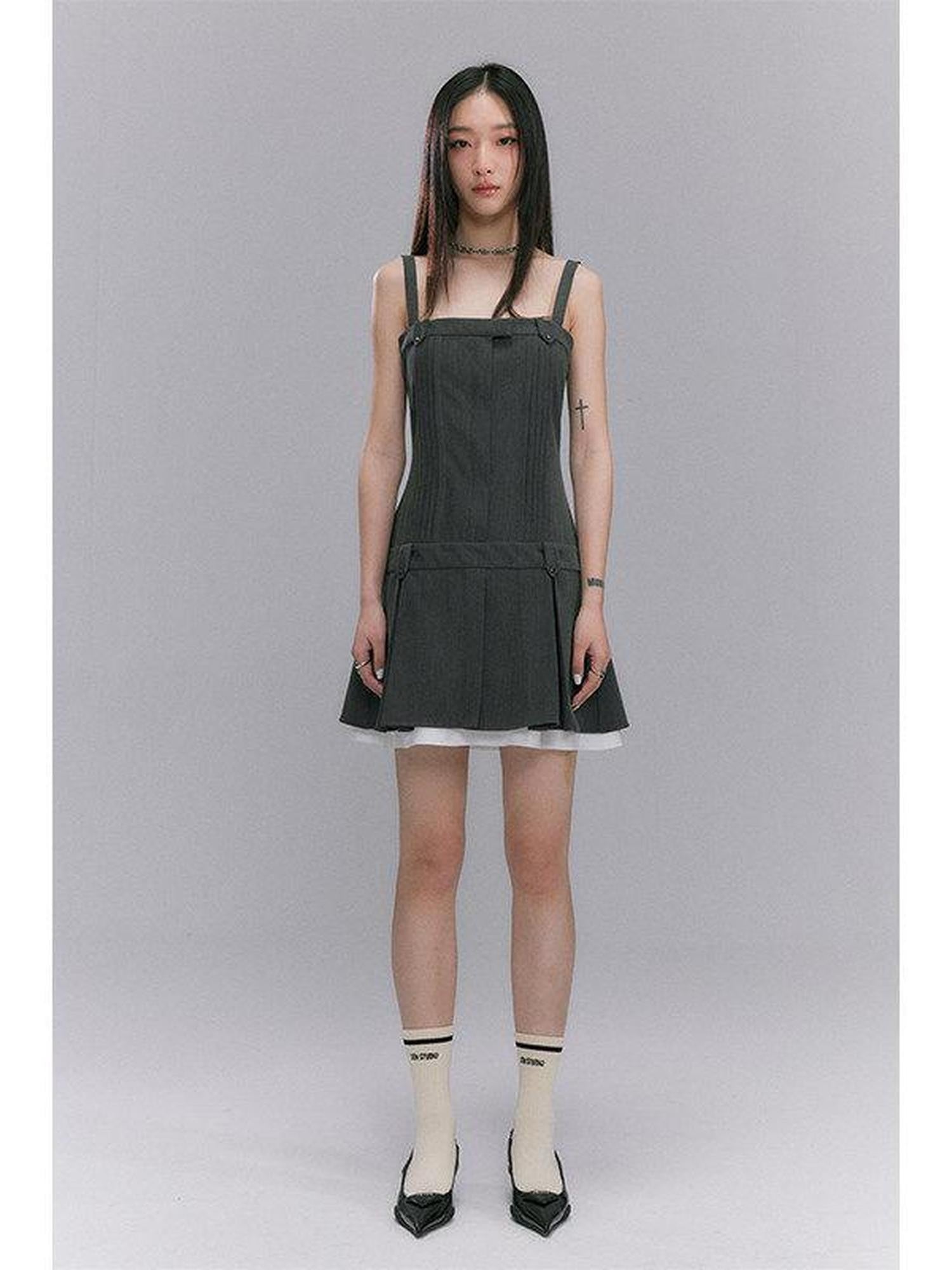 DIDDI MODA Embossed Ruching Spliced Asymmetrical Neck Women&