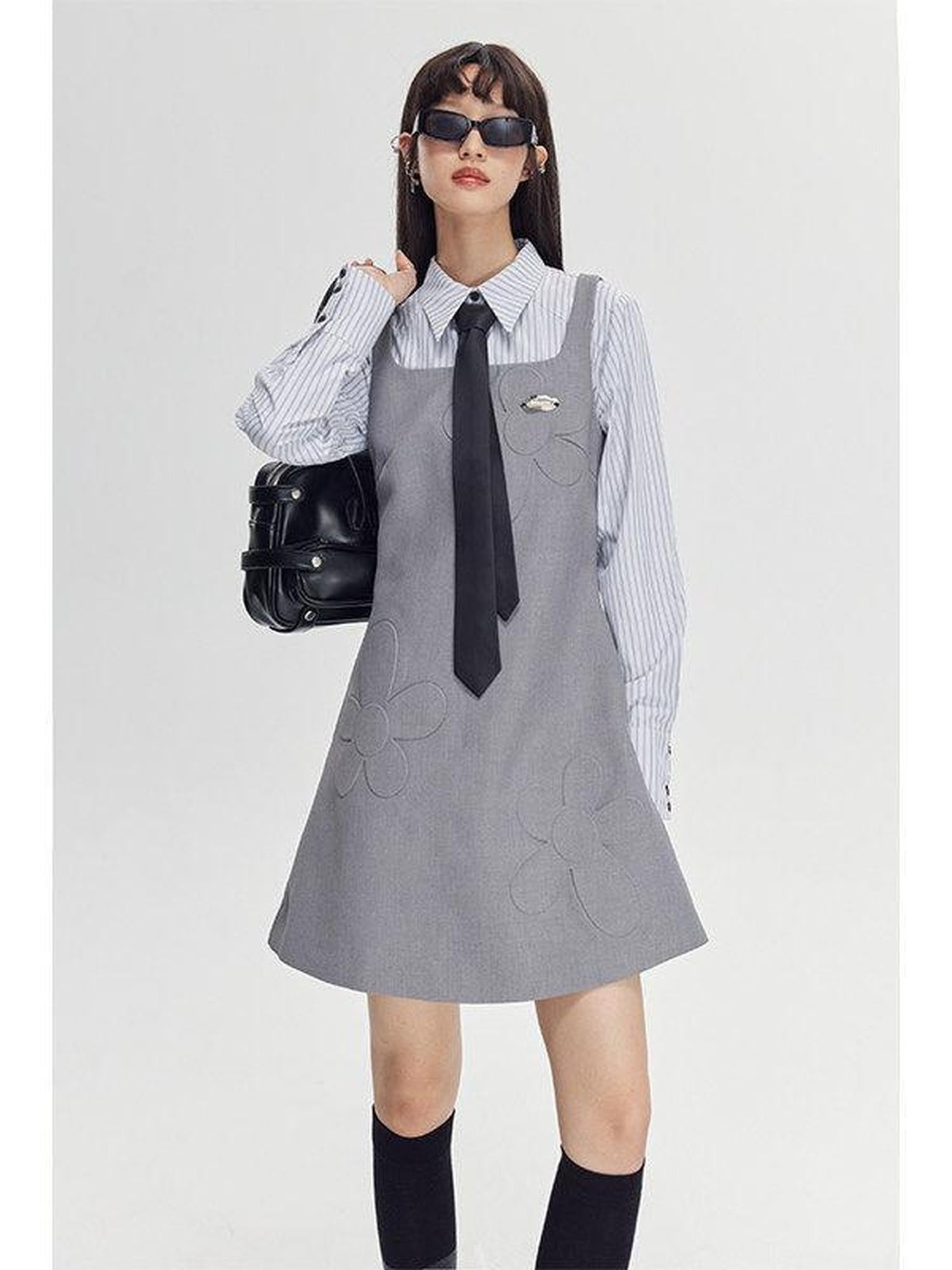 DIDDI MODA Embossed Ruching Spliced Asymmetrical Neck Women&