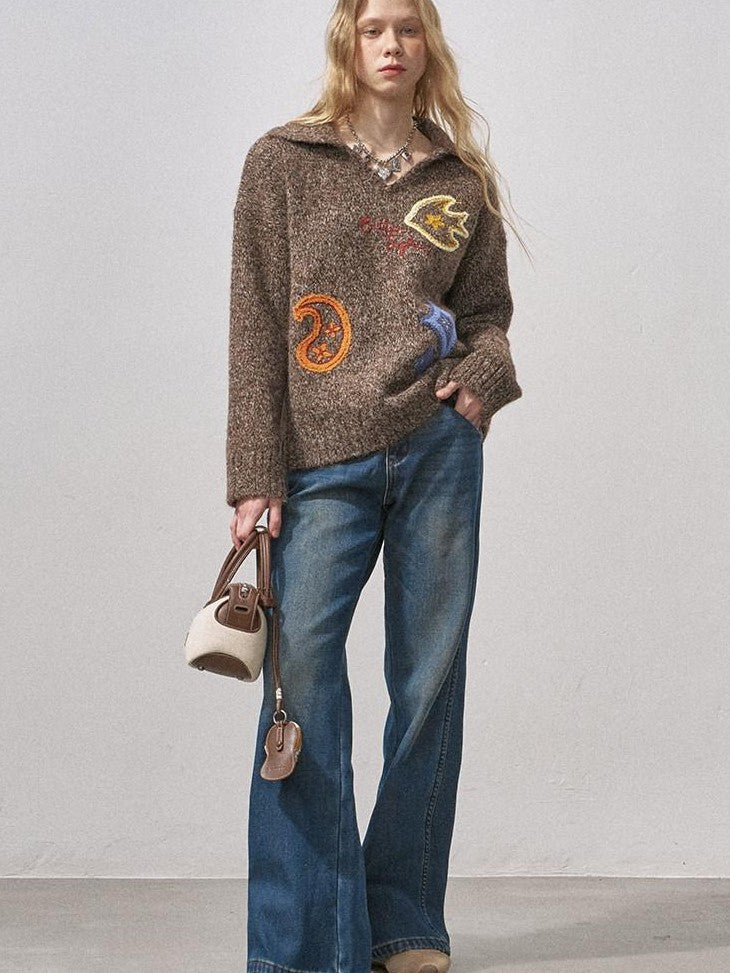 DIDDI MODA Fleece Lined Mid Rise Button Fly Women&