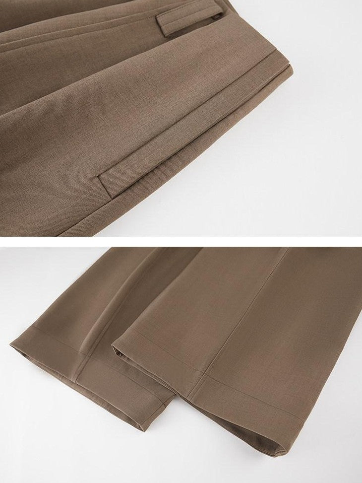 DIDDI MODA Flowy Button Pleated Cargo Women&