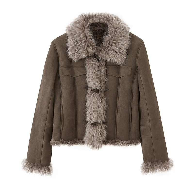 DIDDI_MODA_Fuzzy_Patchwork_Straight_Street_Style_Women&